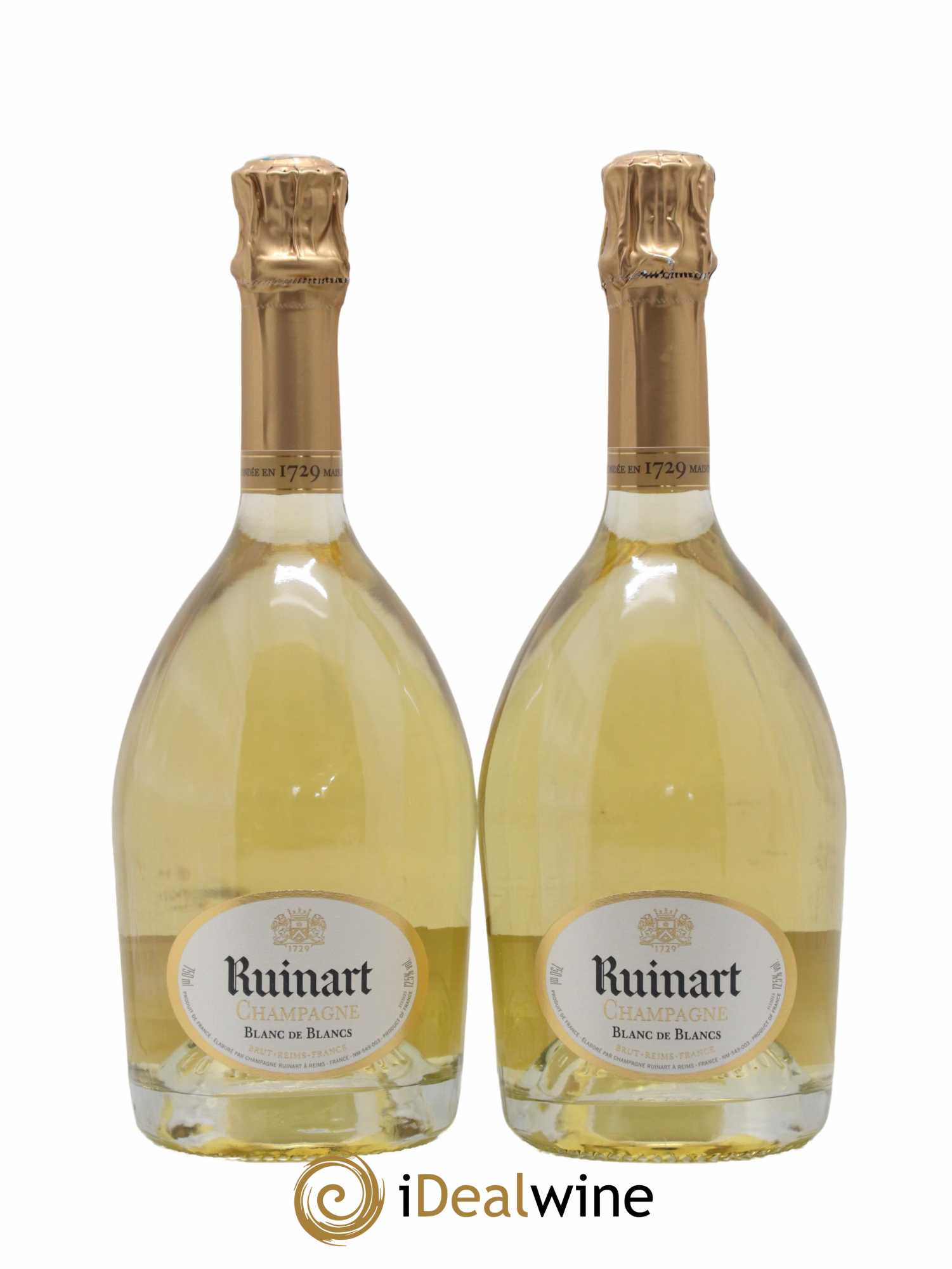 Blanc de Blancs Brut Ruinart - Lot de 2 bouteilles - 0