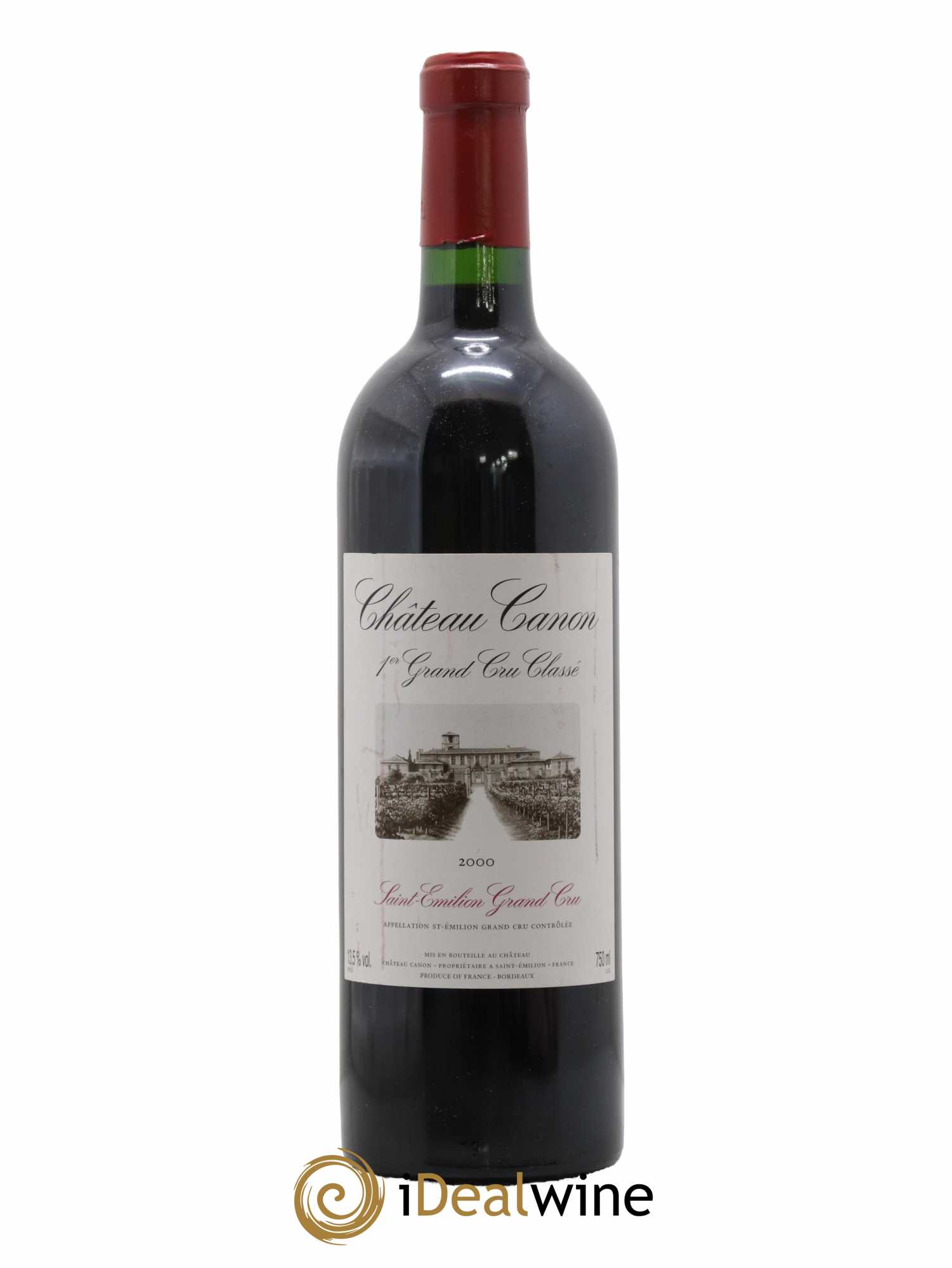 Château Canon 1er Grand Cru Classé B 2000 - Lot de 1 bouteille - 0