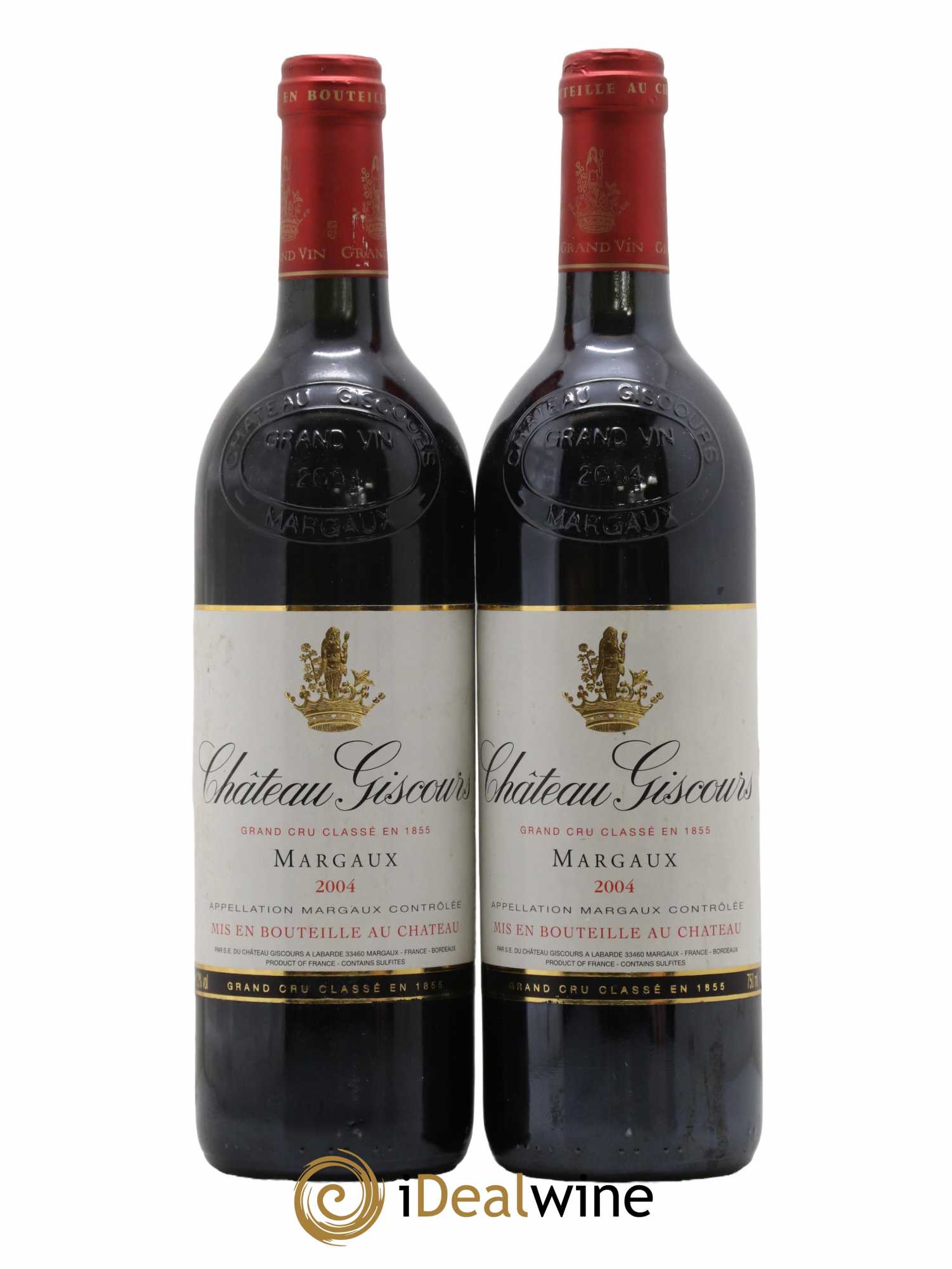Château Giscours 3ème Grand Cru Classé 2004 - Lot de 2 bouteilles - 0