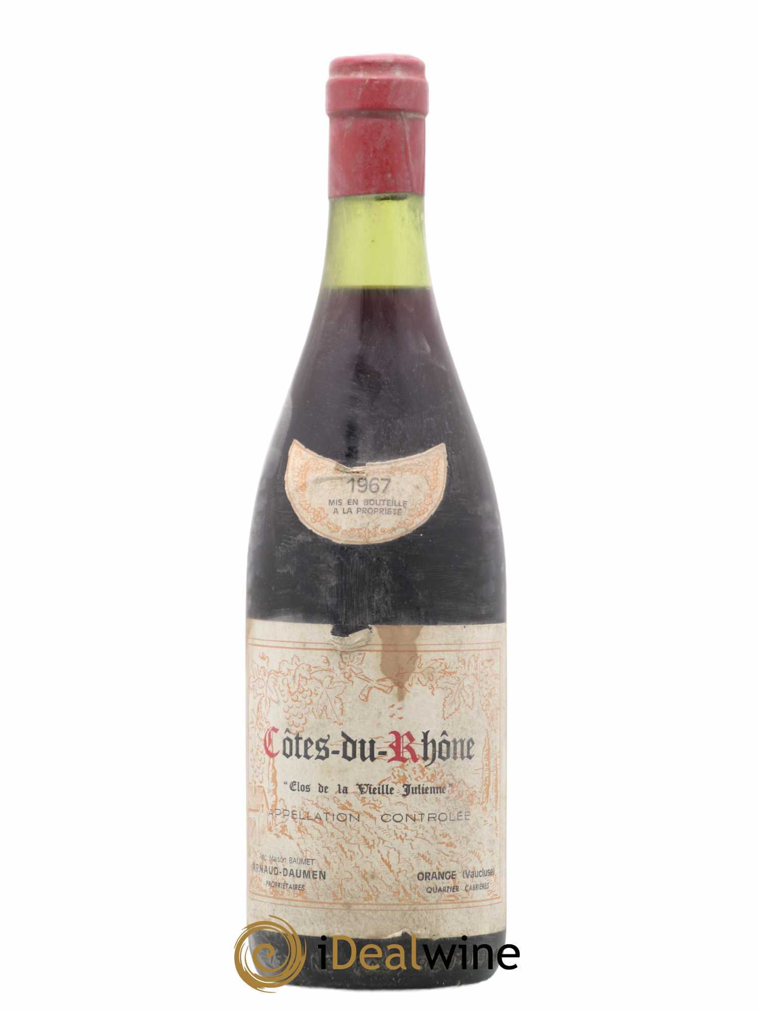 Côtes-du-Rhône Domaine De La Vieille Julienne 1967 - Posten von 1 Flasche - 0