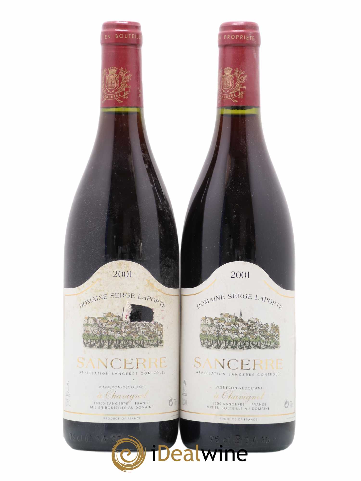 Sancerre Domaine Serge Laporte 2001 - Lot de 2 bouteilles - 0