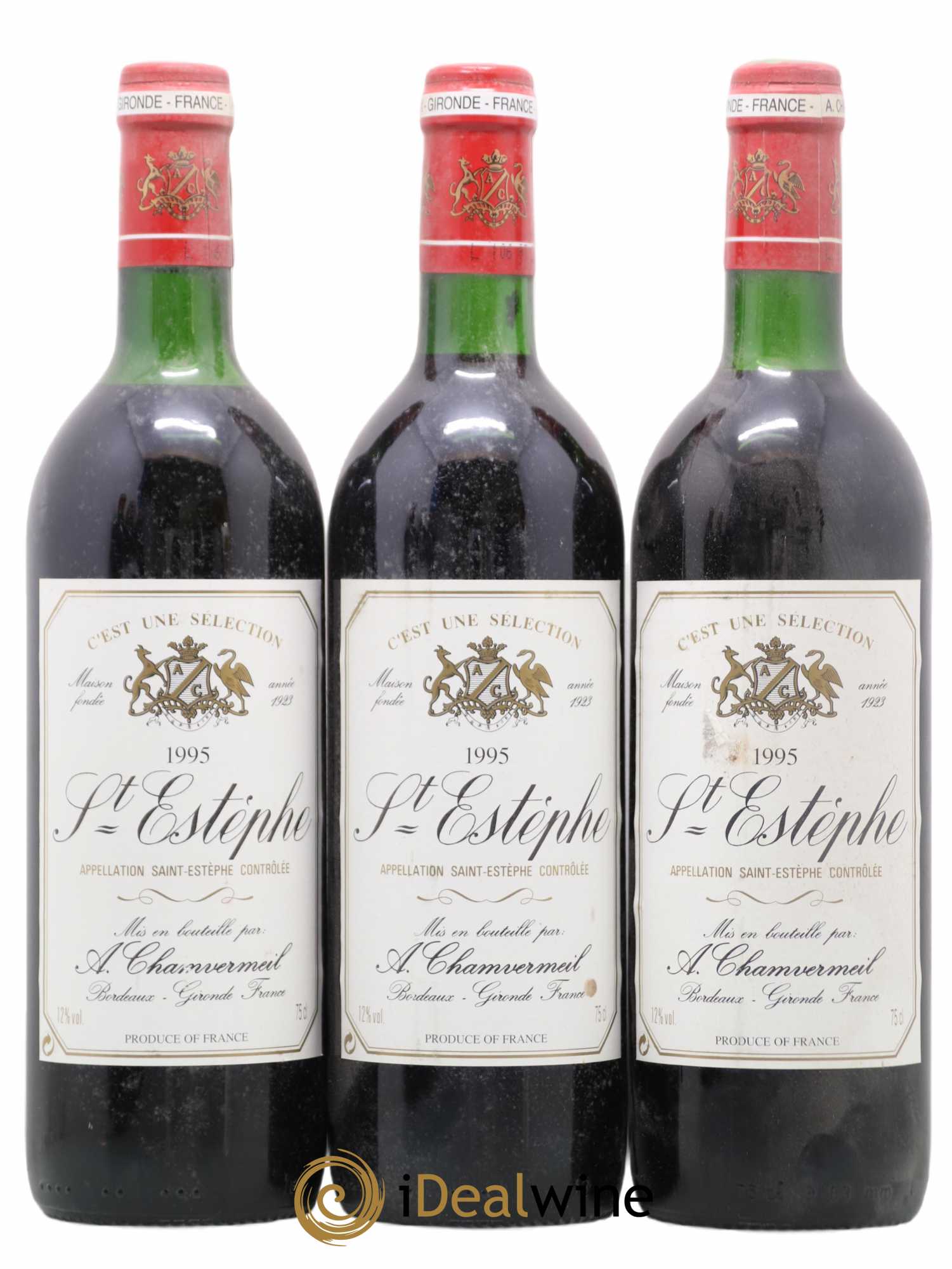 Saint-Estèphe A. Chamvermeil 1995 - Lot de 6 bouteilles - 2