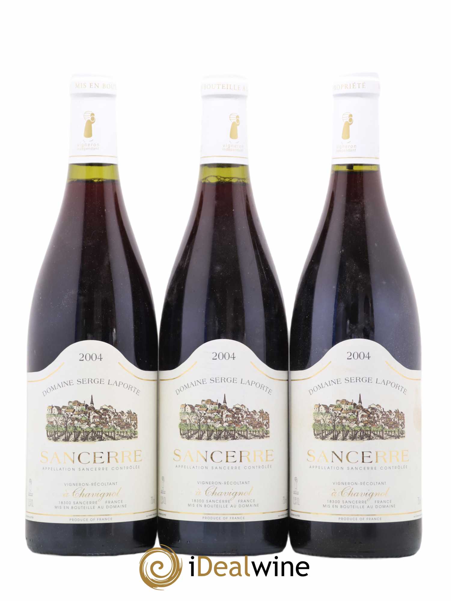 Sancerre Domaine Serge Laporte 2004 - Posten von 3 Flaschen - 0