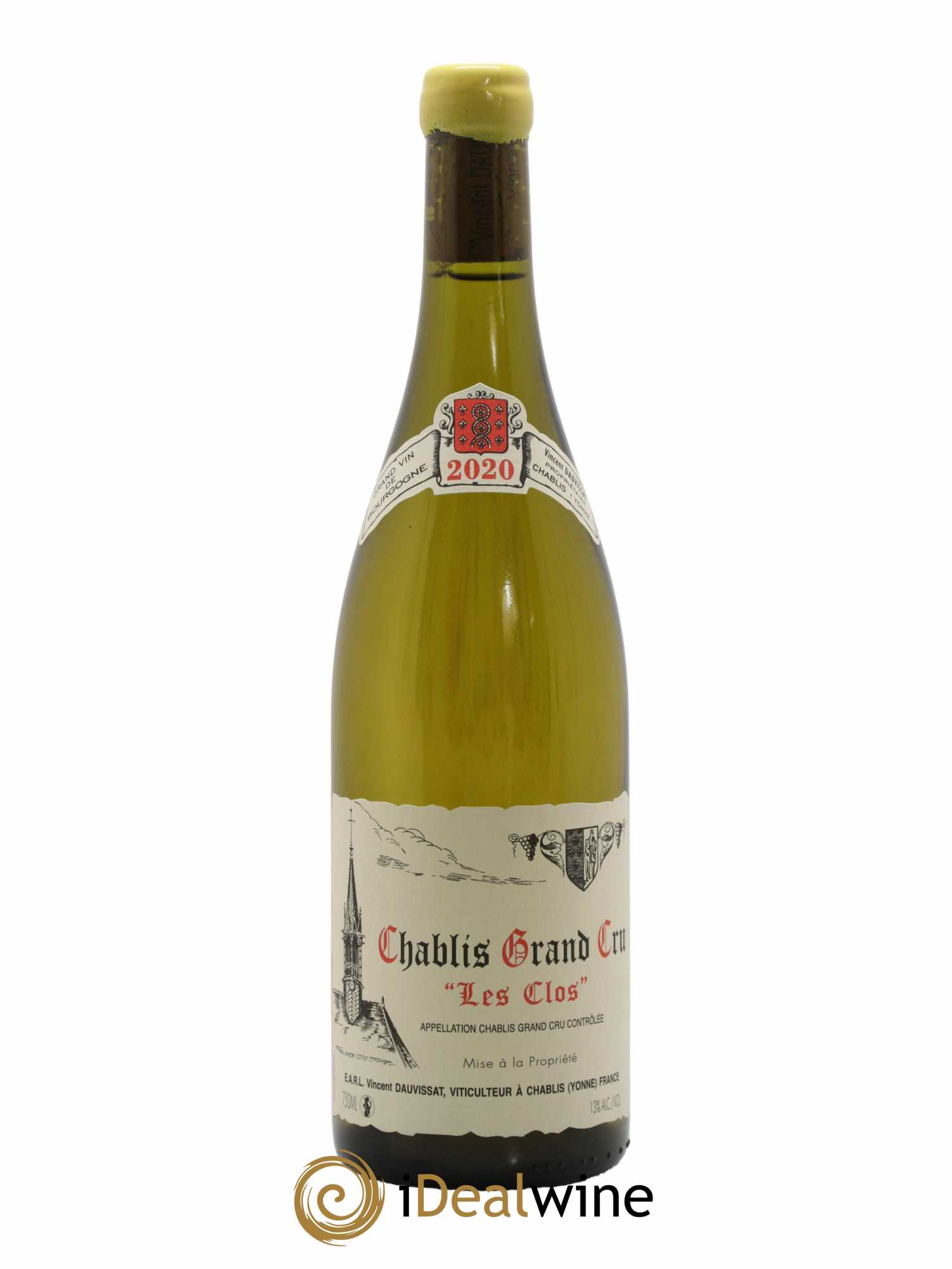 Chablis Grand Cru Les Clos Vincent Dauvissat (Domaine) 2020 - Lot de 1 bouteille - 0