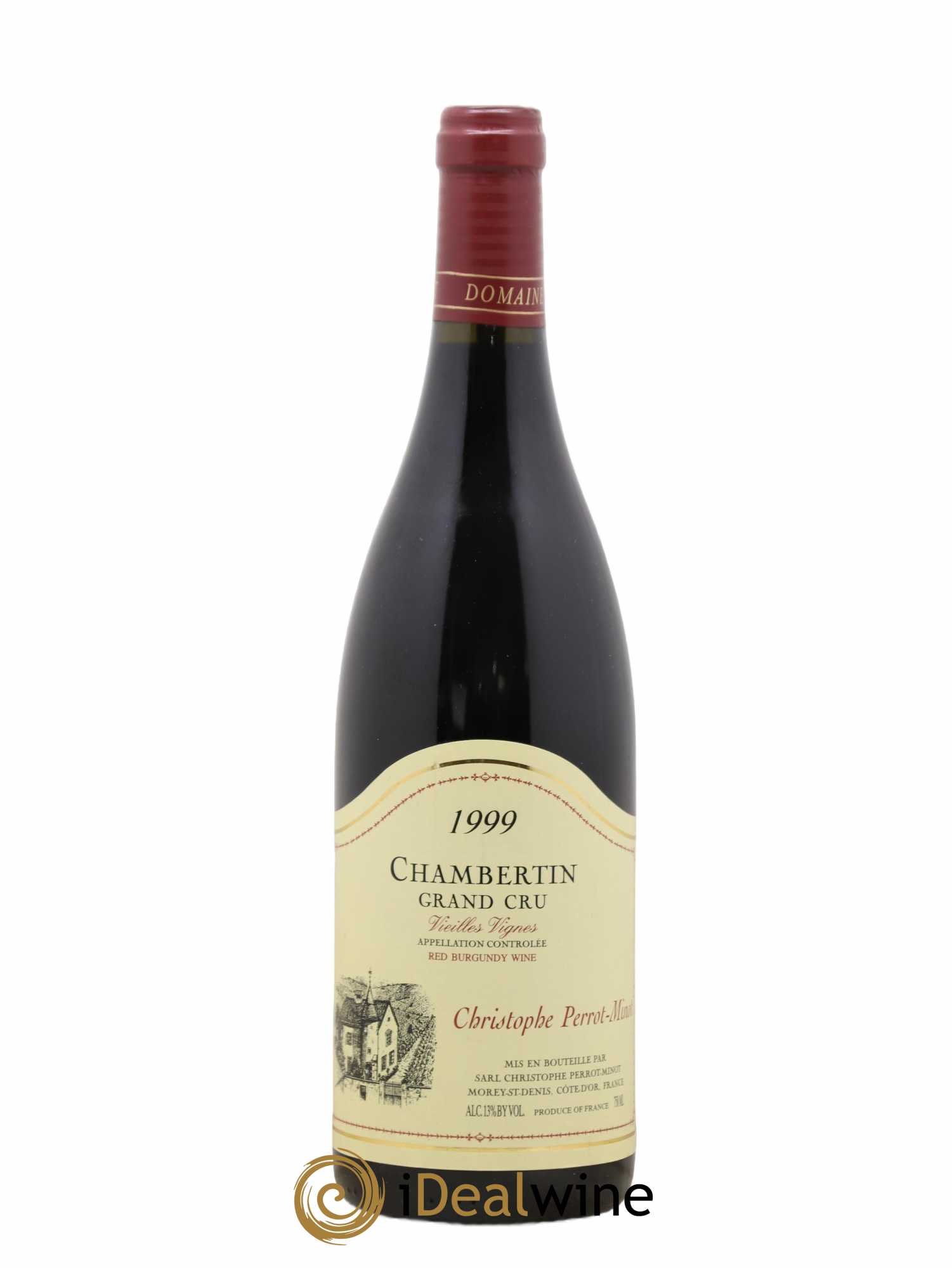 Chambertin Grand Cru Vieilles vignes Perrot-Minot 1999 - Lot de 1 bouteille - 0