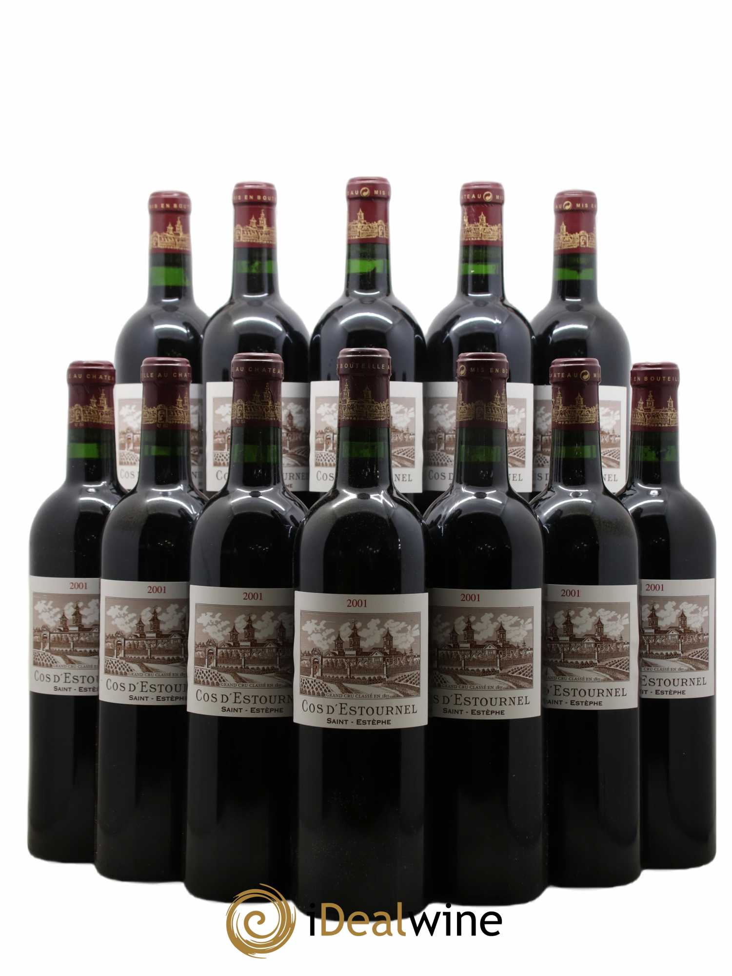 Cos d'Estournel 2ème Grand Cru Classé 2001 - Lot de 12 bouteilles - 0
