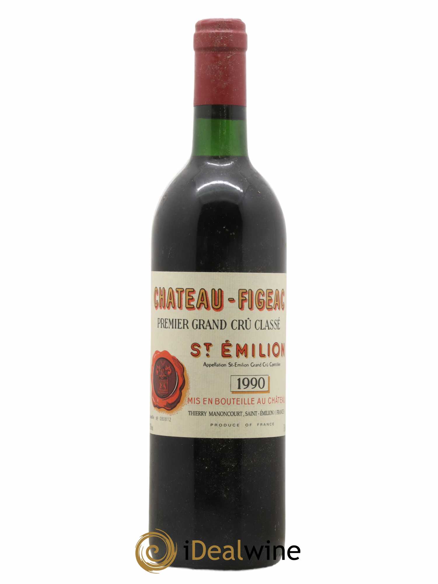 Château Figeac 1er Grand Cru Classé A 1990 - Lot of 1 bottle - 0
