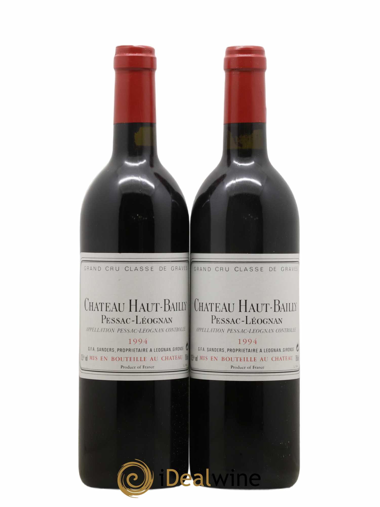 Château Haut-Bailly Cru Classé de Graves 1994 - Lot de 2 bouteilles - 0