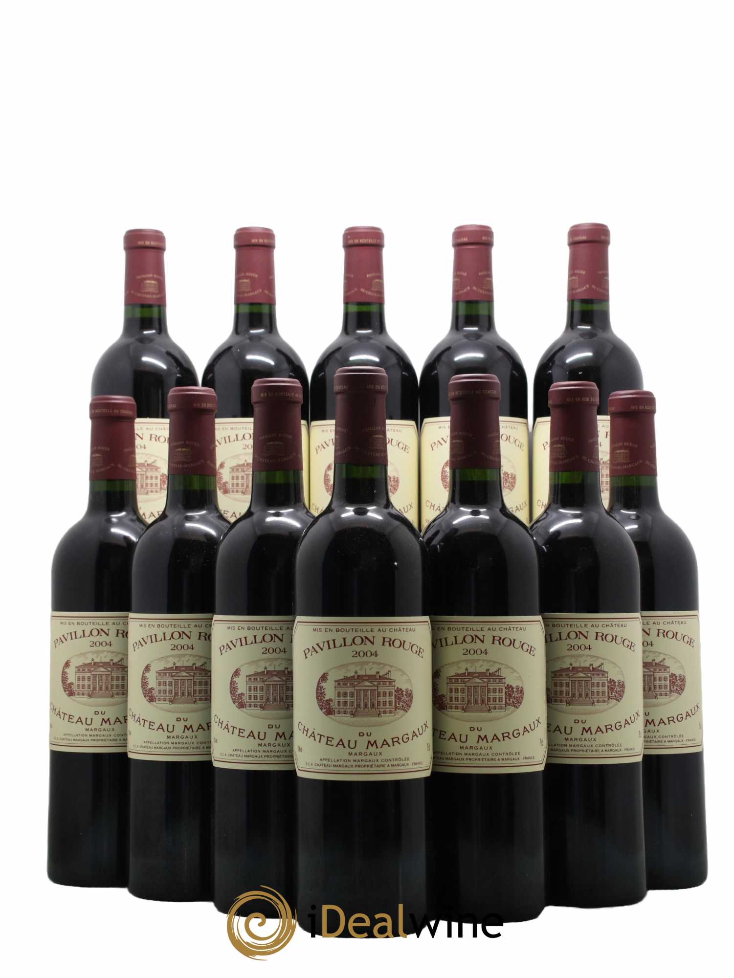 Pavillon Rouge du Château Margaux Second Vin 2004 - Lot de 12 bouteilles - 0