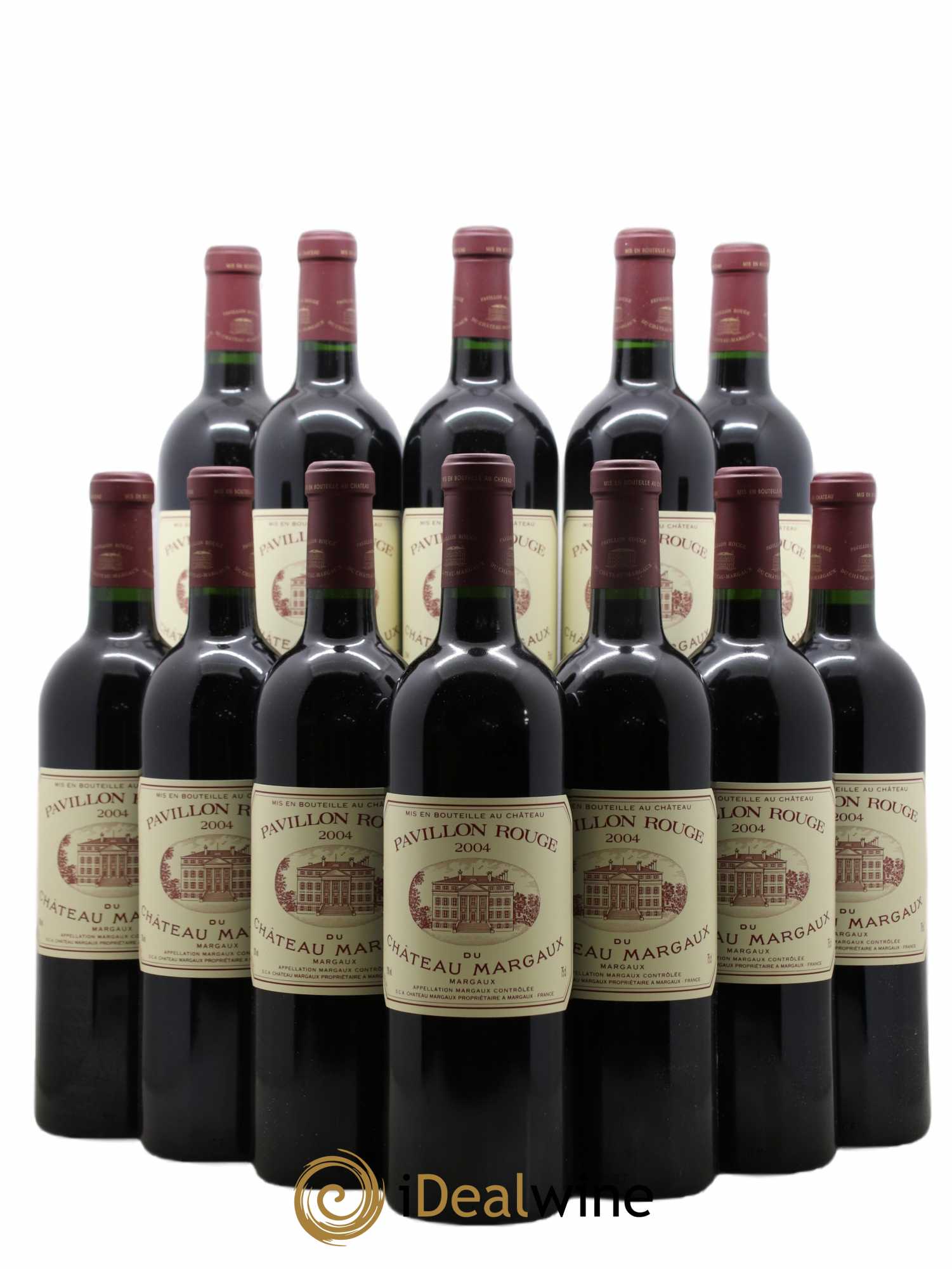 Pavillon Rouge du Château Margaux Second Vin 2004 - Lot de 12 bouteilles - 0