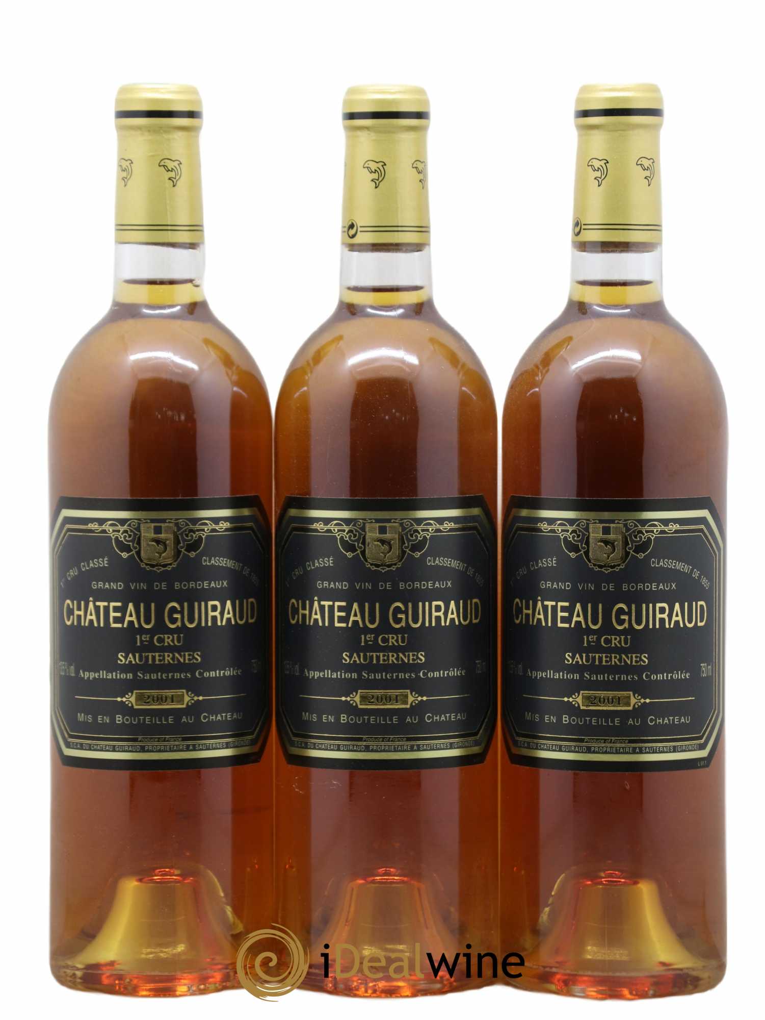 Château Guiraud 1er Grand Cru Classé 2001 - Lotto di 12 bottiglie - 2