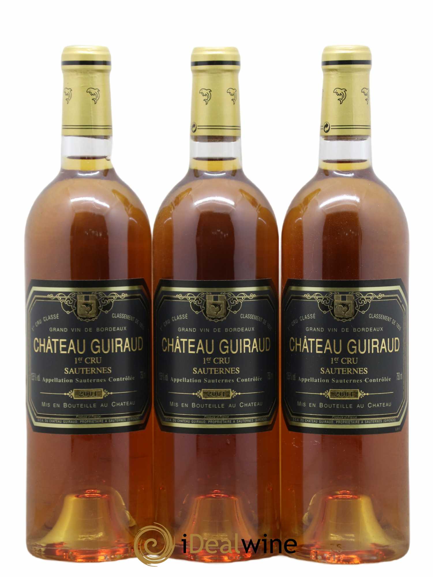 Château Guiraud 1er Grand Cru Classé 2001 - Lotto di 12 bottiglie - 3