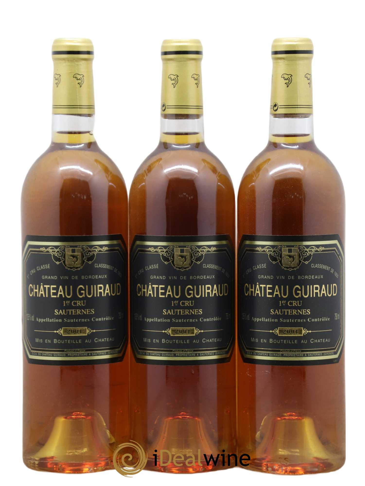 Château Guiraud 1er Grand Cru Classé 2001 - Lotto di 12 bottiglie - 4