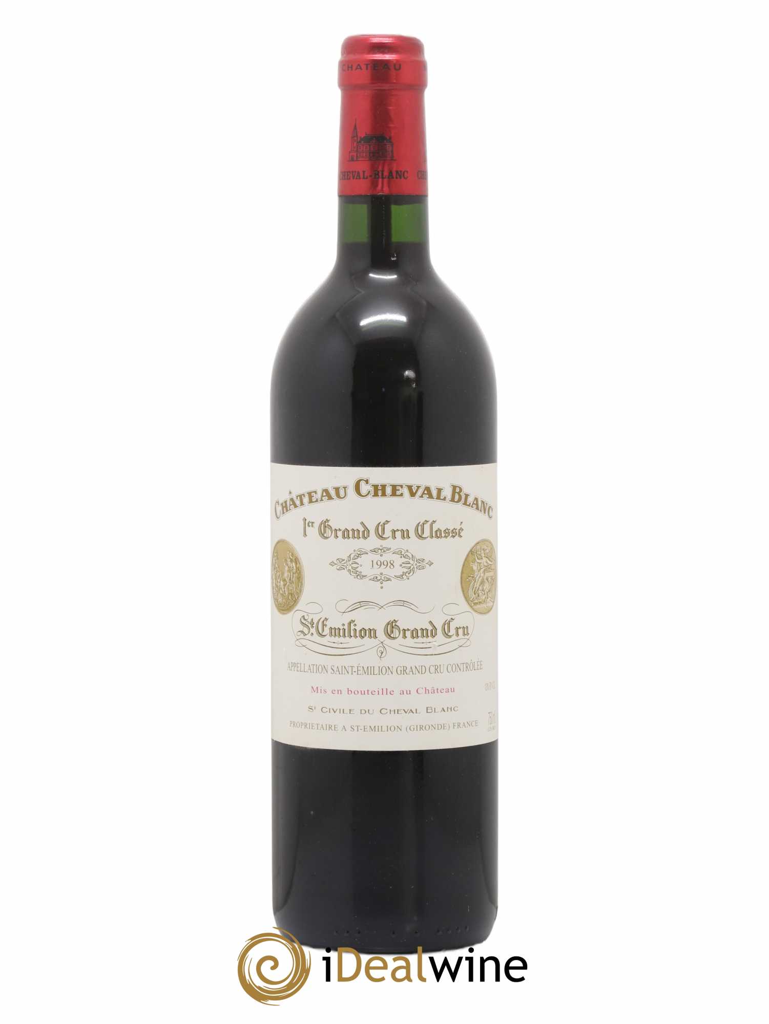 Château Cheval Blanc 1er Grand Cru Classé A 1998 - Lot de 1 bouteille - 0
