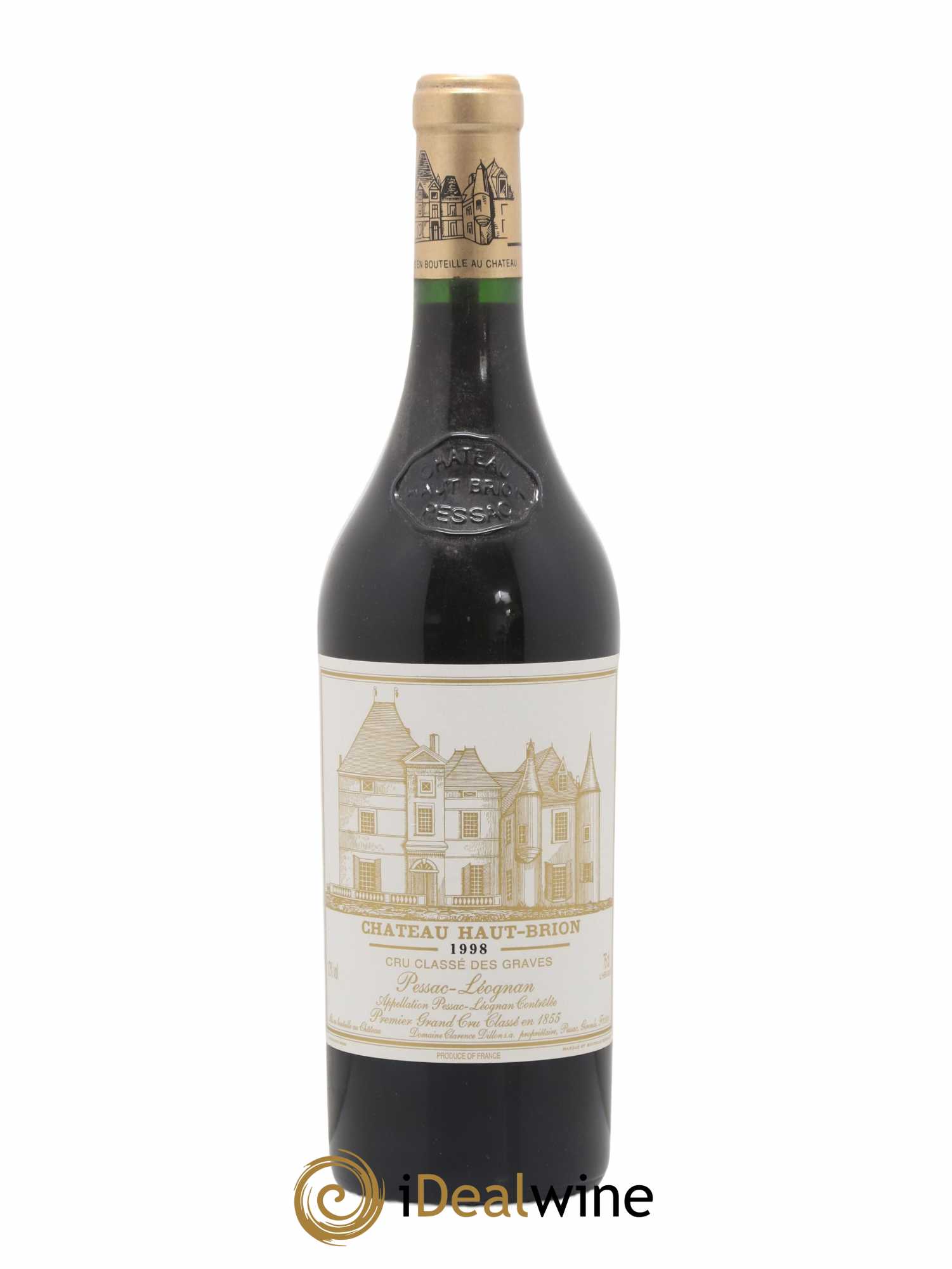 Château Haut Brion 1er Grand Cru Classé 1998 - Lot de 1 bouteille - 0