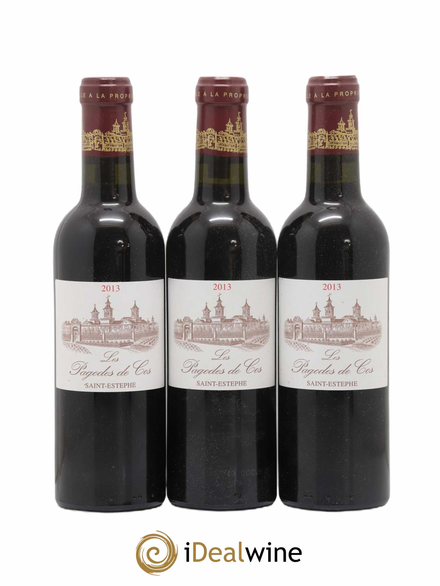 Les Pagodes de Cos Second Vin (sans prix de réserve) 2013 - Lot de 6 demi bouteilles - 1