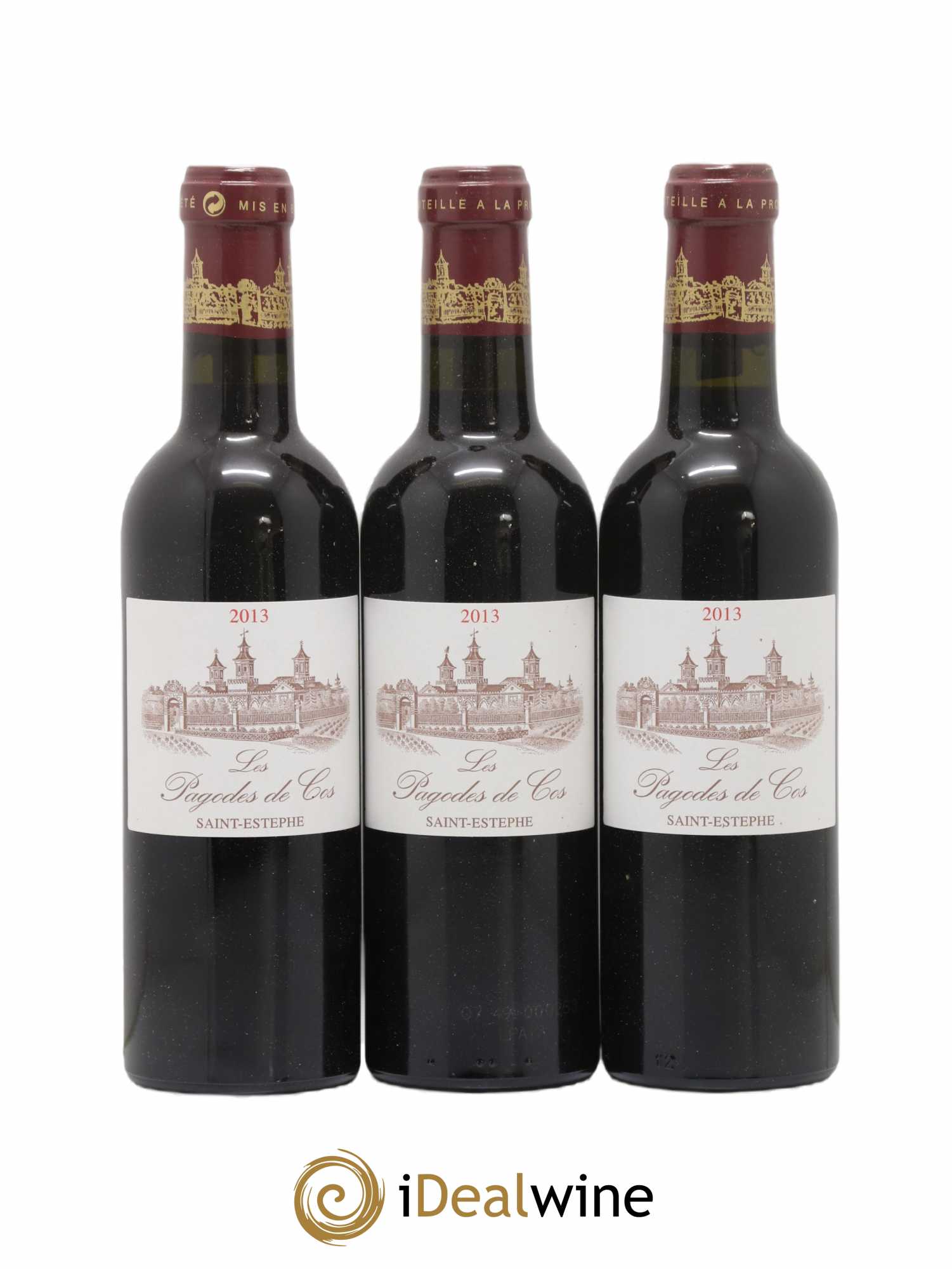 Les Pagodes de Cos Second Vin (sans prix de réserve) 2013 - Lot de 6 demi bouteilles - 2