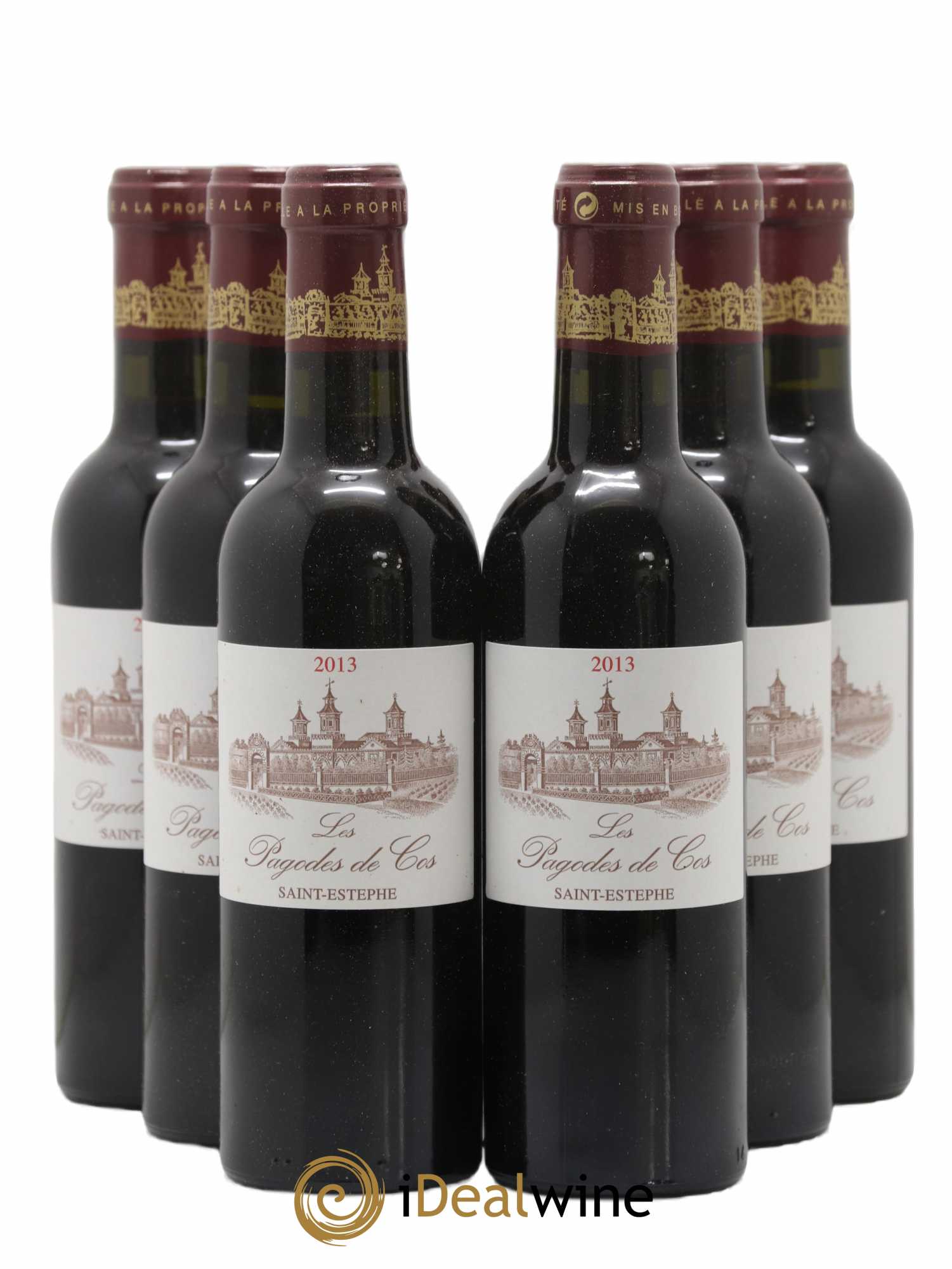 Les Pagodes de Cos Second Vin (sans prix de réserve) 2013 - Lot de 6 demi bouteilles - 0