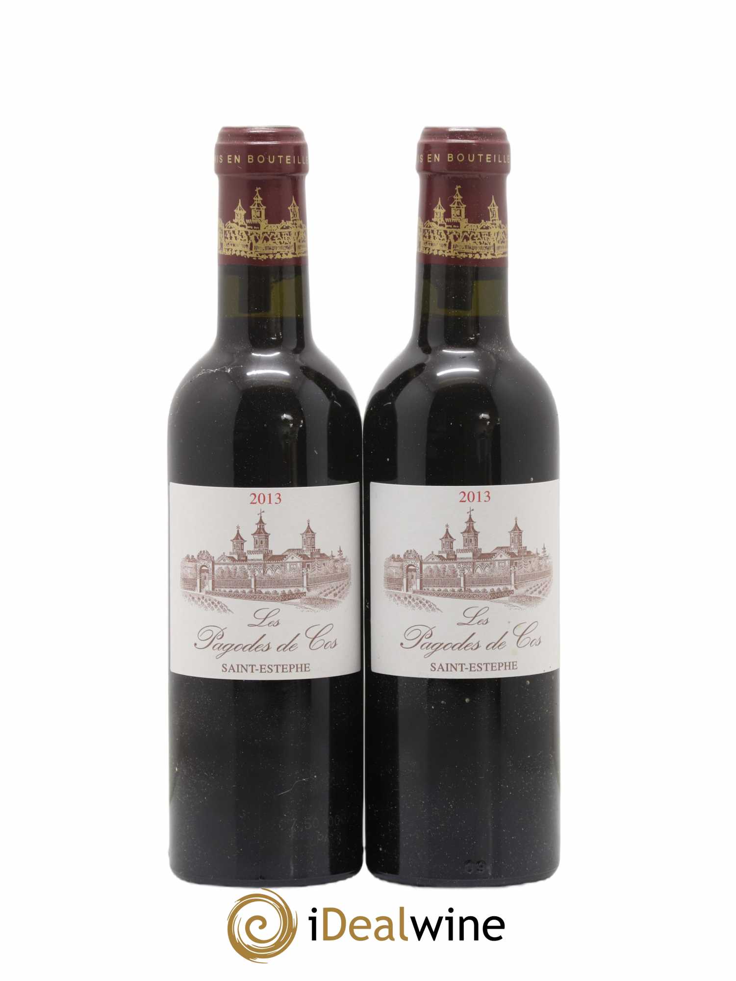 Les Pagodes de Cos Second Vin 2013 - Lot de 2 demi bouteilles - 0