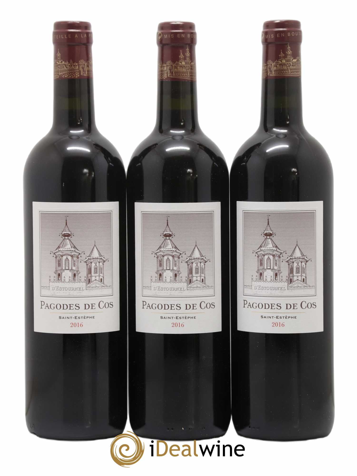 Les Pagodes de Cos Second Vin 2016 - Posten von 12 Flaschen - 1