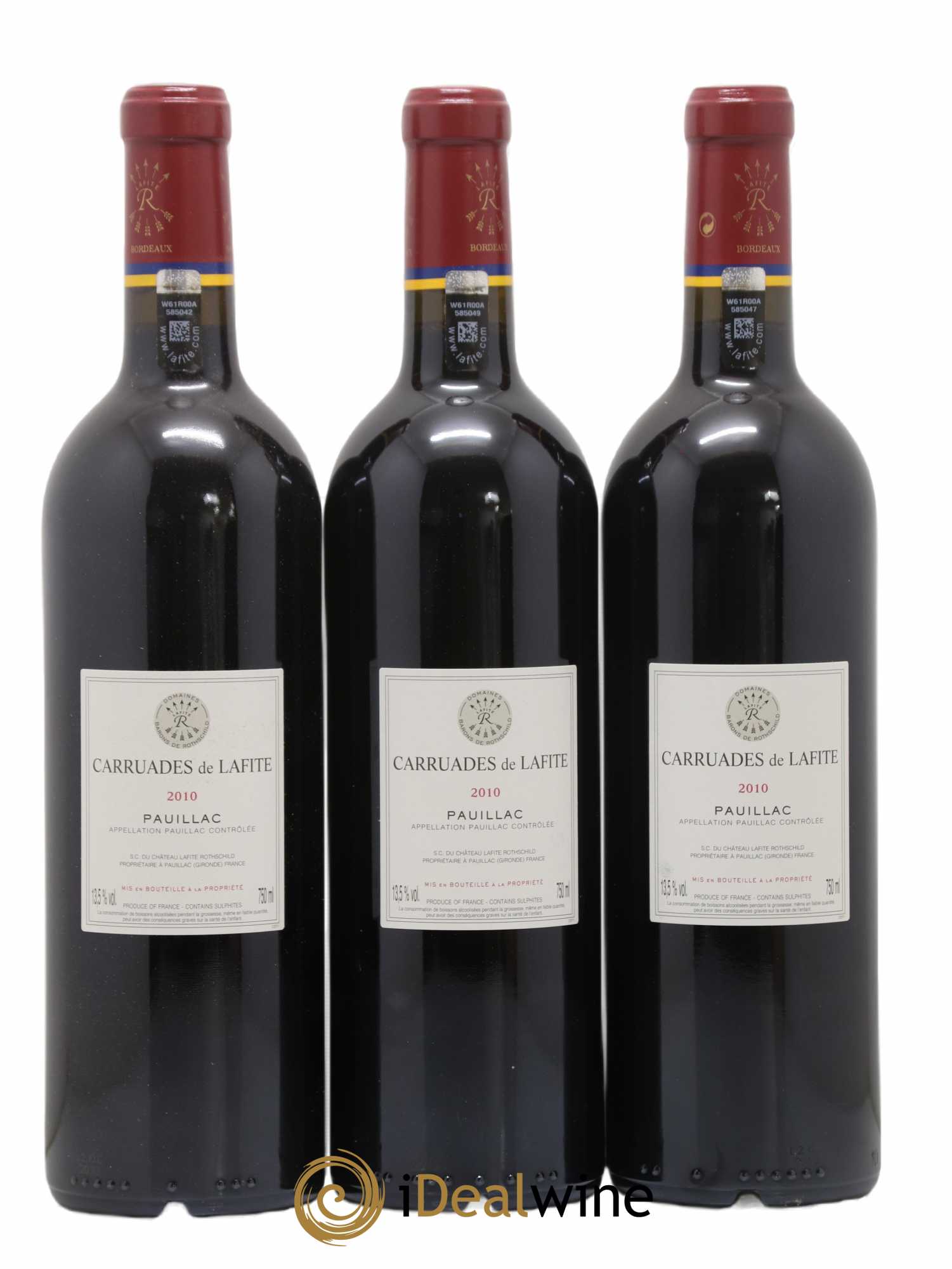 Carruades de Lafite Rothschild Second Vin 2010 - Lot de 6 bouteilles - 2