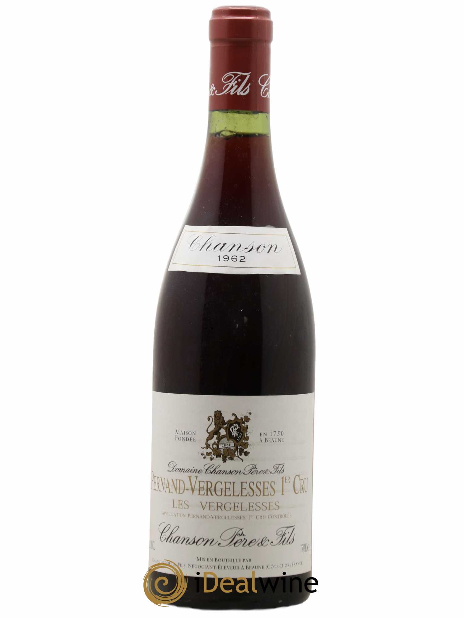 Pernand-Vergelesses 1er Cru Les Vergelesses Chanson (Domaine) 1962 - Lot de 1 bouteille - 0