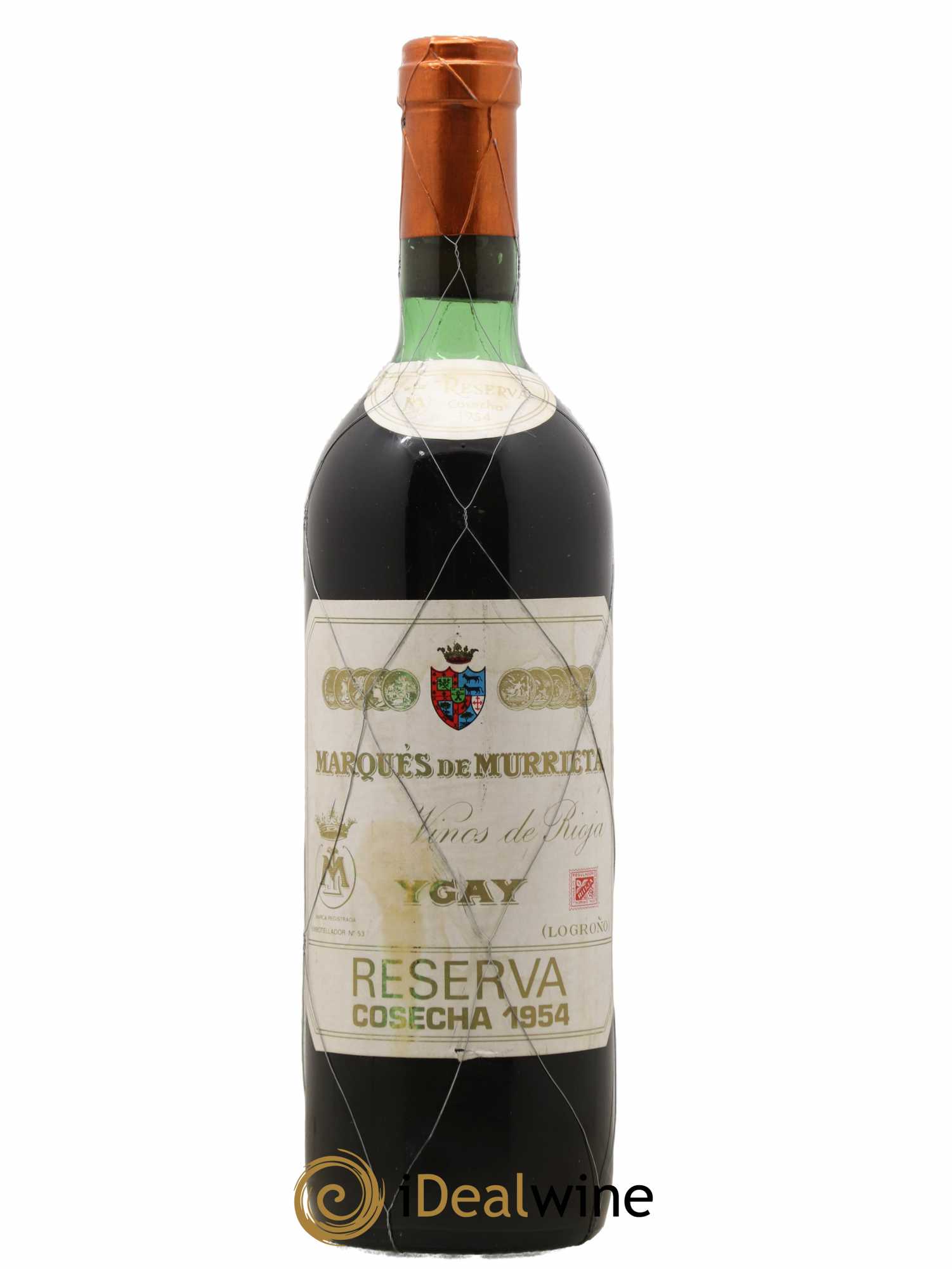 Rioja DOCA Castillo Ygay Reserva Especial Marqués de Murrieta 1954 - Lot de 1 bouteille - 0