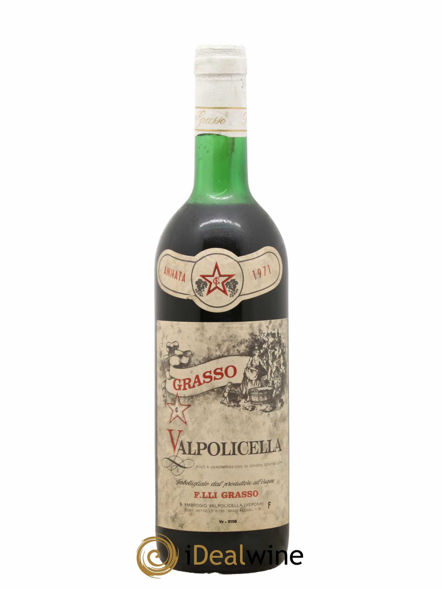 Valpolicella Classico DOC Grasso 1971 - Lot de 1 bouteille - 0