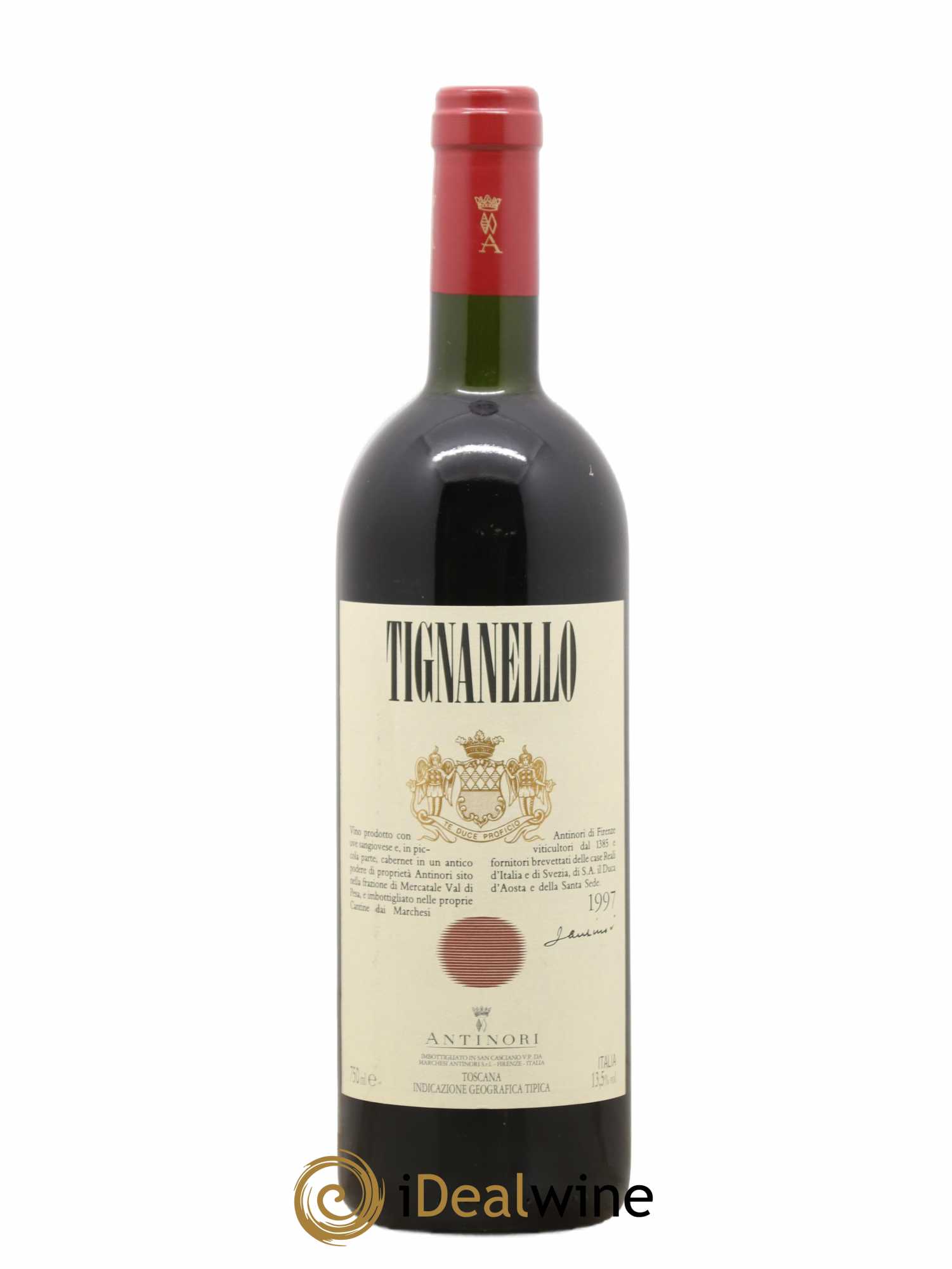 Toscana IGT Tignanello Tenuta Tignanello - Marchesi Antinori 1997 - Lot de 1 bouteille - 0