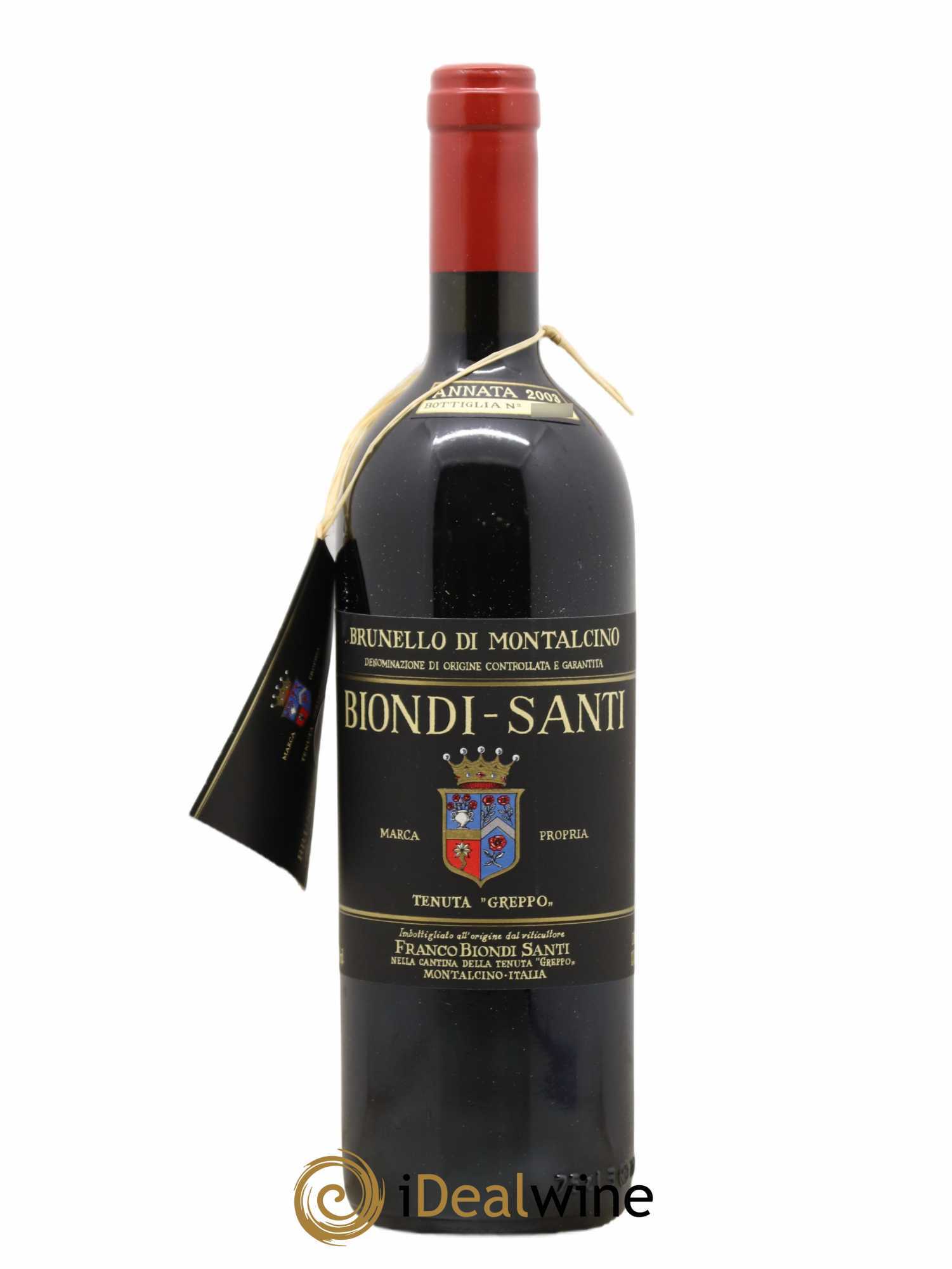 Brunello di Montalcino DOCG Biondi-Santi Tenuta Greppo 2003 - Lot de 1 bouteille - 0