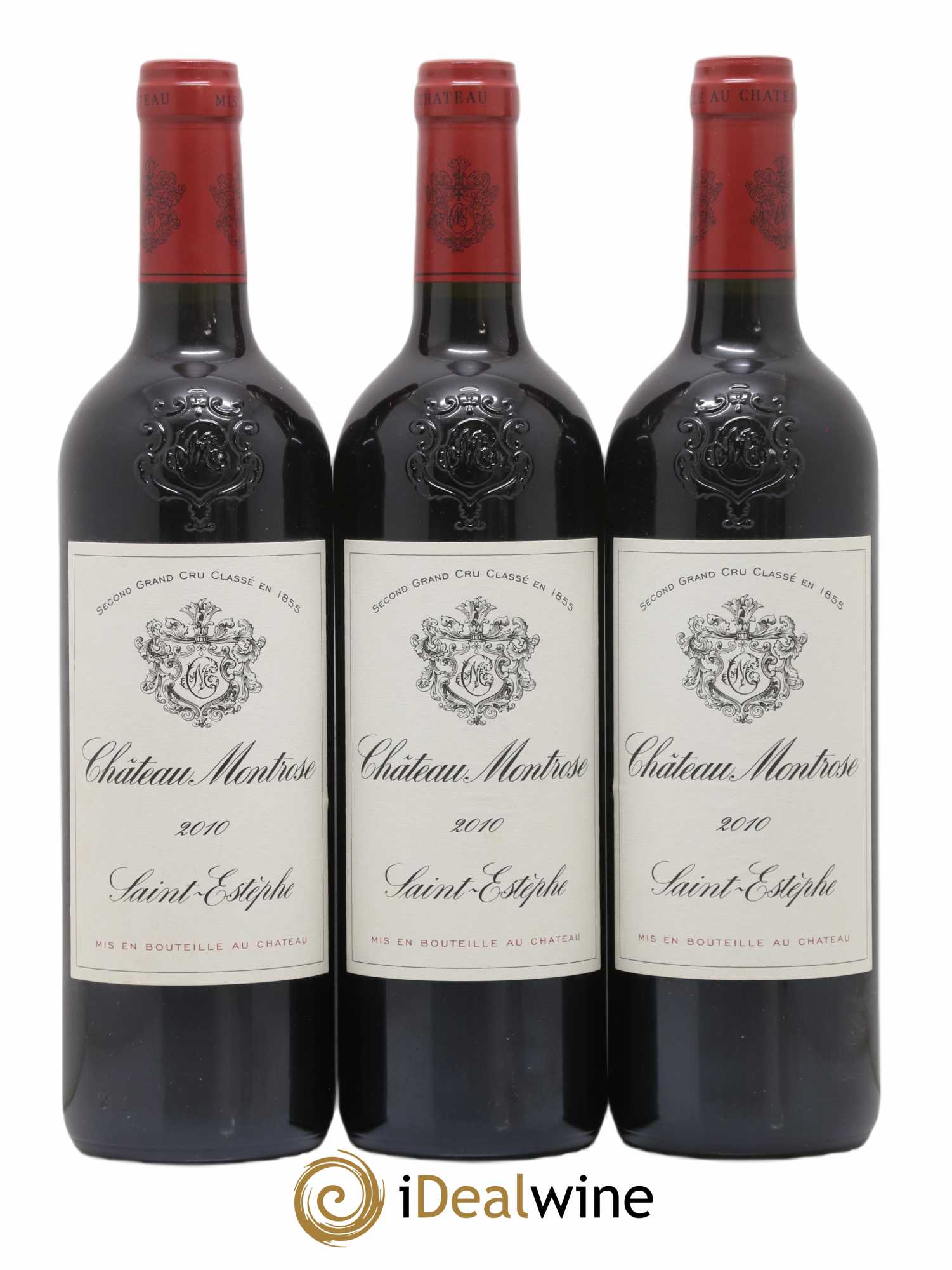 Château Montrose 2ème Grand Cru Classé 2010 - Lot de 3 bouteilles - 0