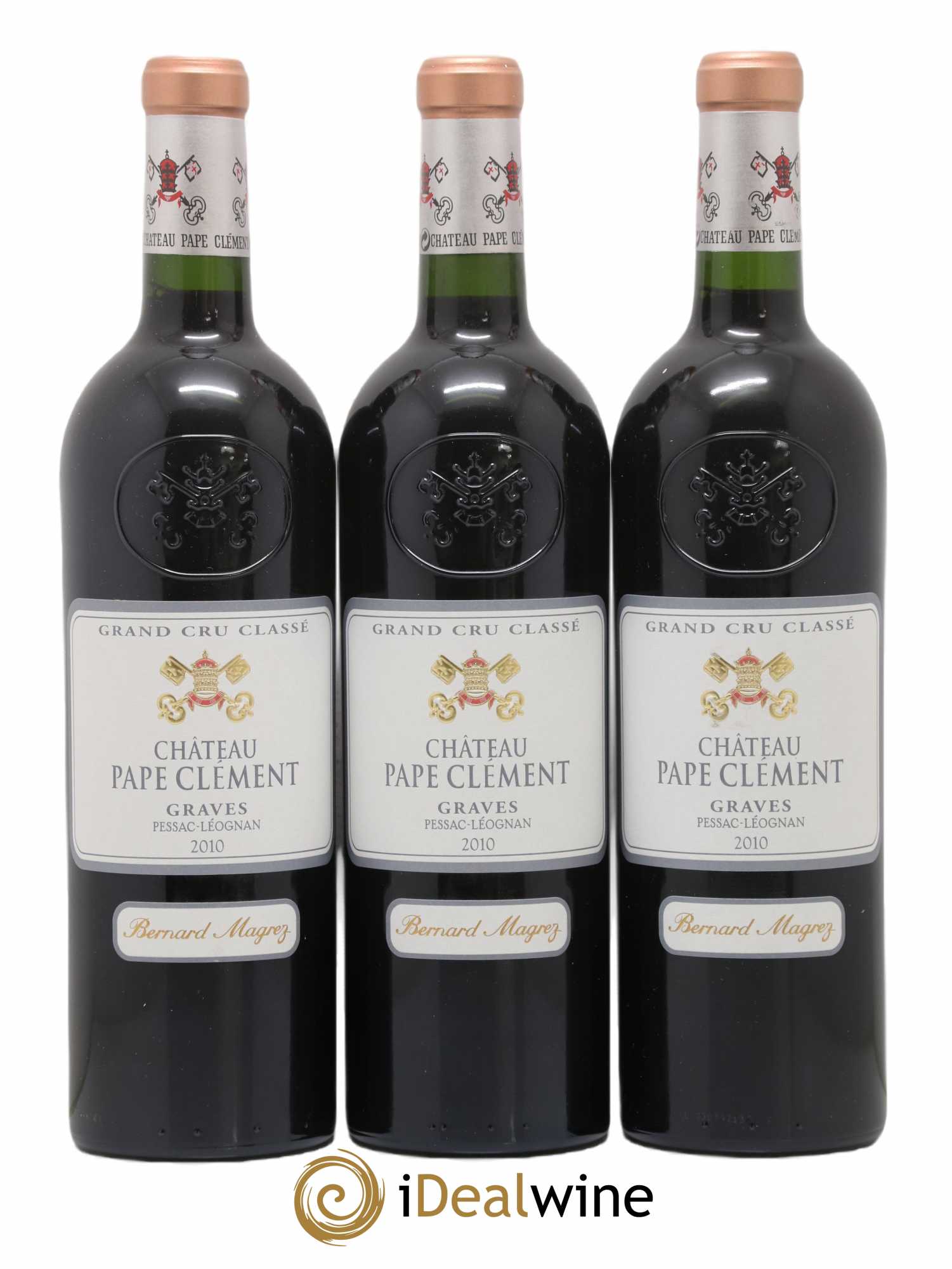 Château Pape Clément Cru Classé de Graves 2010 - Lot de 3 bouteilles - 0