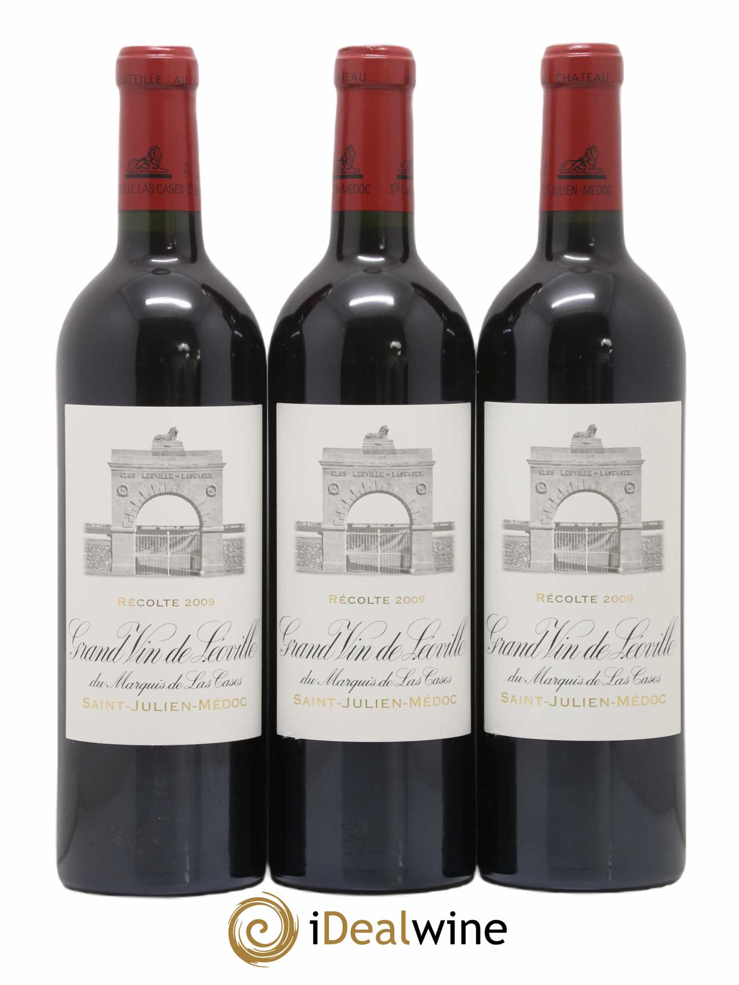Château Léoville Las Cases 2ème Grand Cru Classé 2009 - Lot de 3 bouteilles - 0