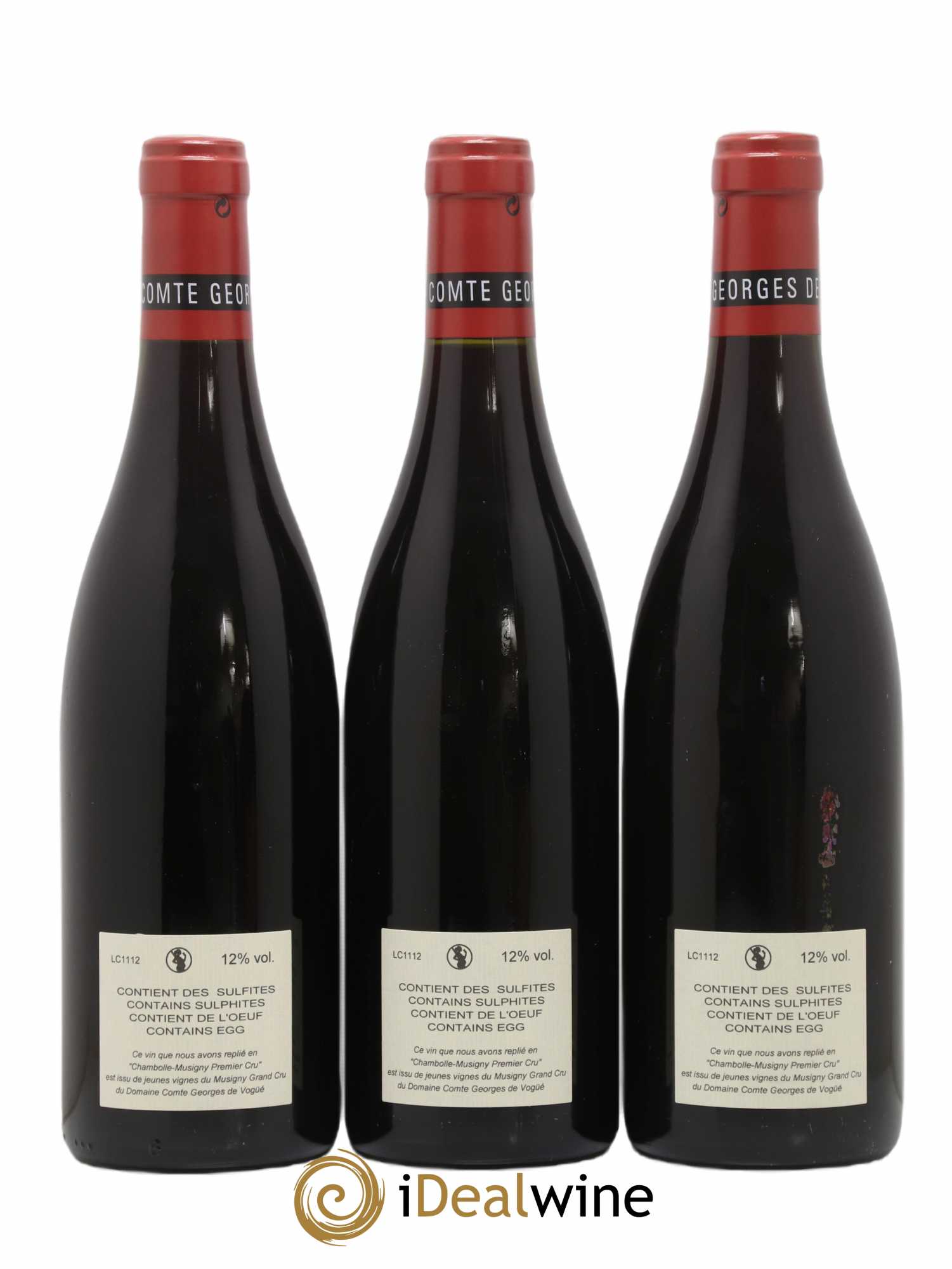 Chambolle-Musigny 1er Cru Comte Georges de Vogüé 2011 - Lot de 3 bouteilles - 1