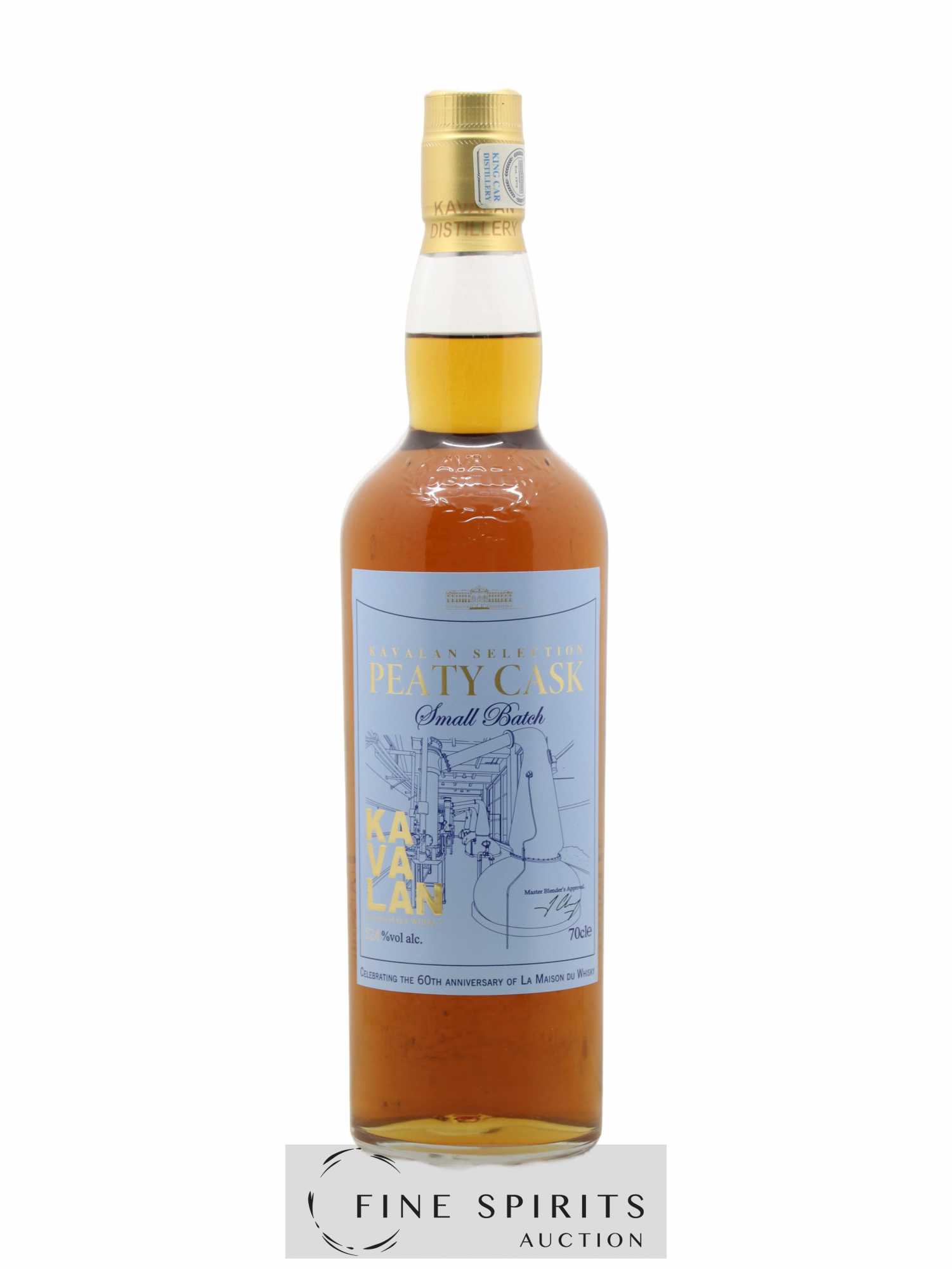 Kavalan Of. Peaty Cask Small Batch - bottled 2016 LMDW 60th Anniversary - Lot of 1 bottle - 1