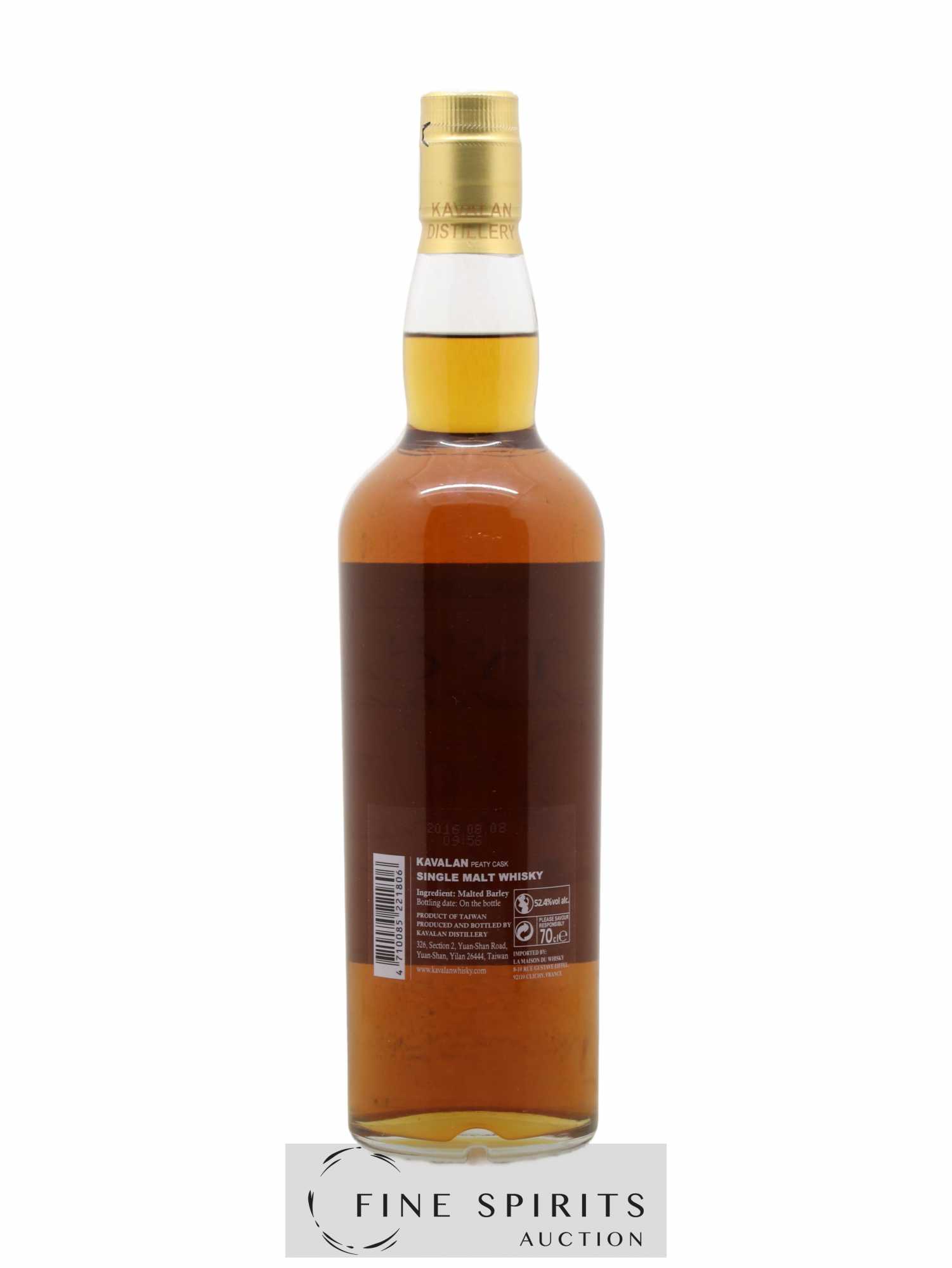 Kavalan Of. Peaty Cask Small Batch - bottled 2016 LMDW 60th Anniversary - Lot of 1 bottle - 2
