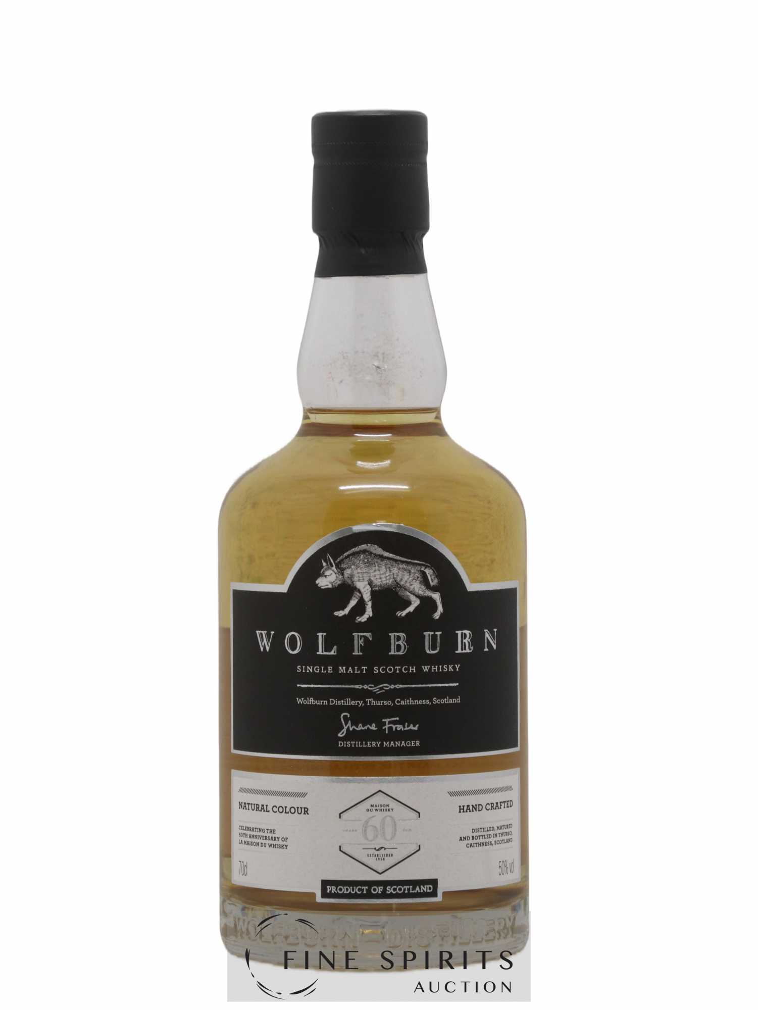 Wolfburn Of. bottled 2016 LMDW 60th Anniversary - Lot de 1 bouteille - 1
