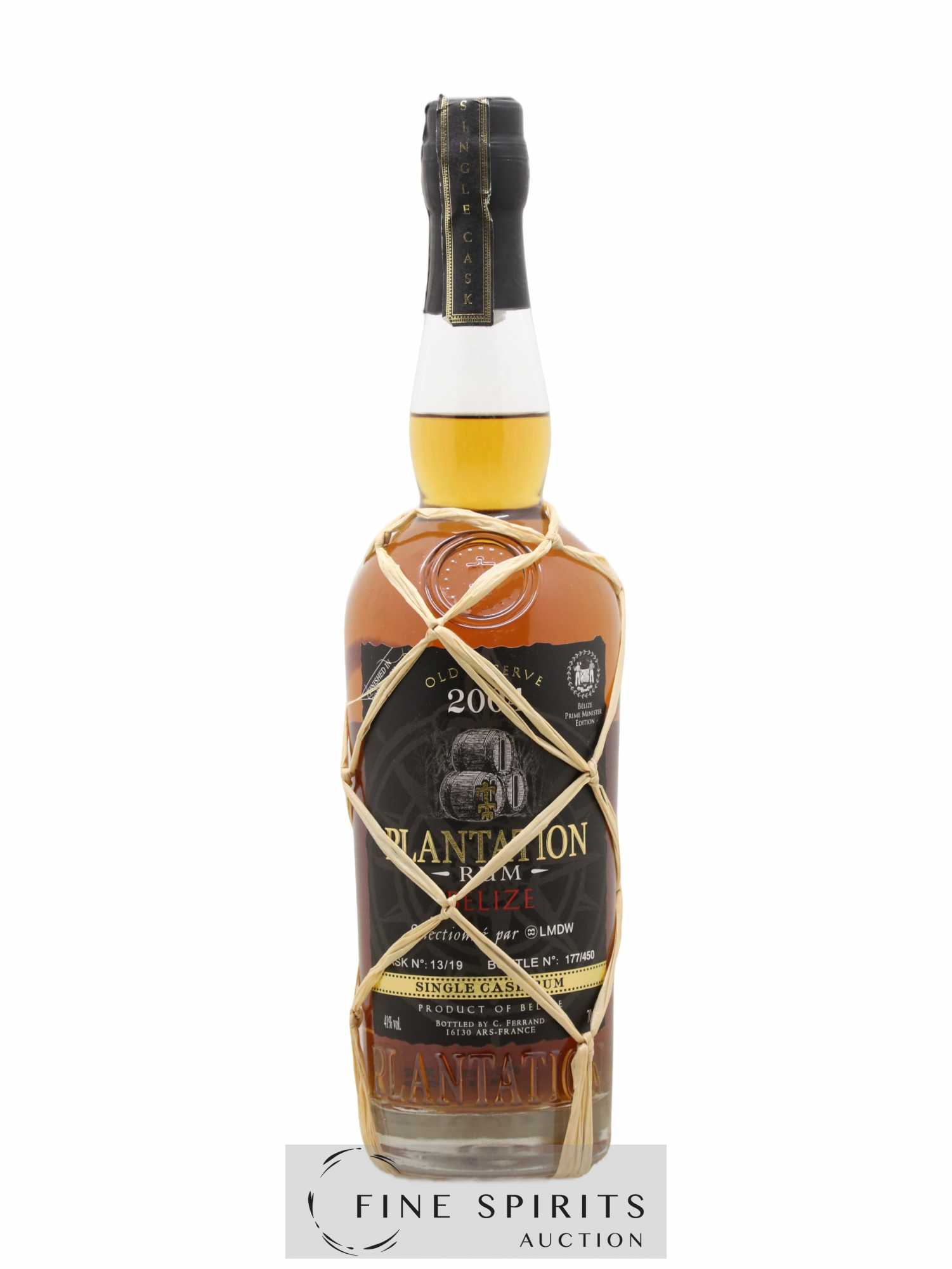 Plantation 2004 Pierre Ferrand Cask n°13-19 - One of 450 LMDW Old Reserve - Lot de 1 bouteille - 1
