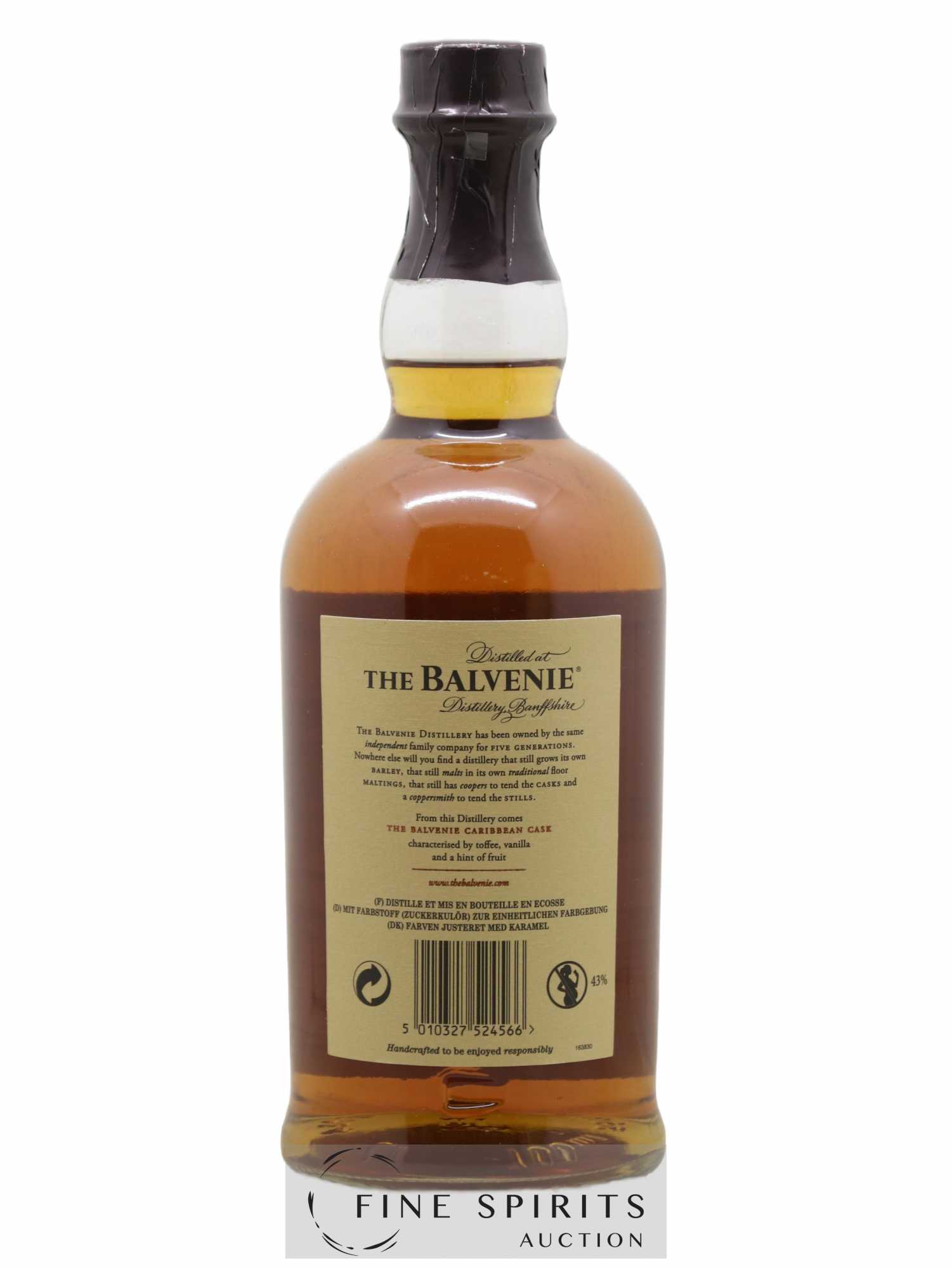 Balvenie (The) 14 years Of. Caribbean Cask Rum Cask Finish - Lot de 1 bouteille - 2