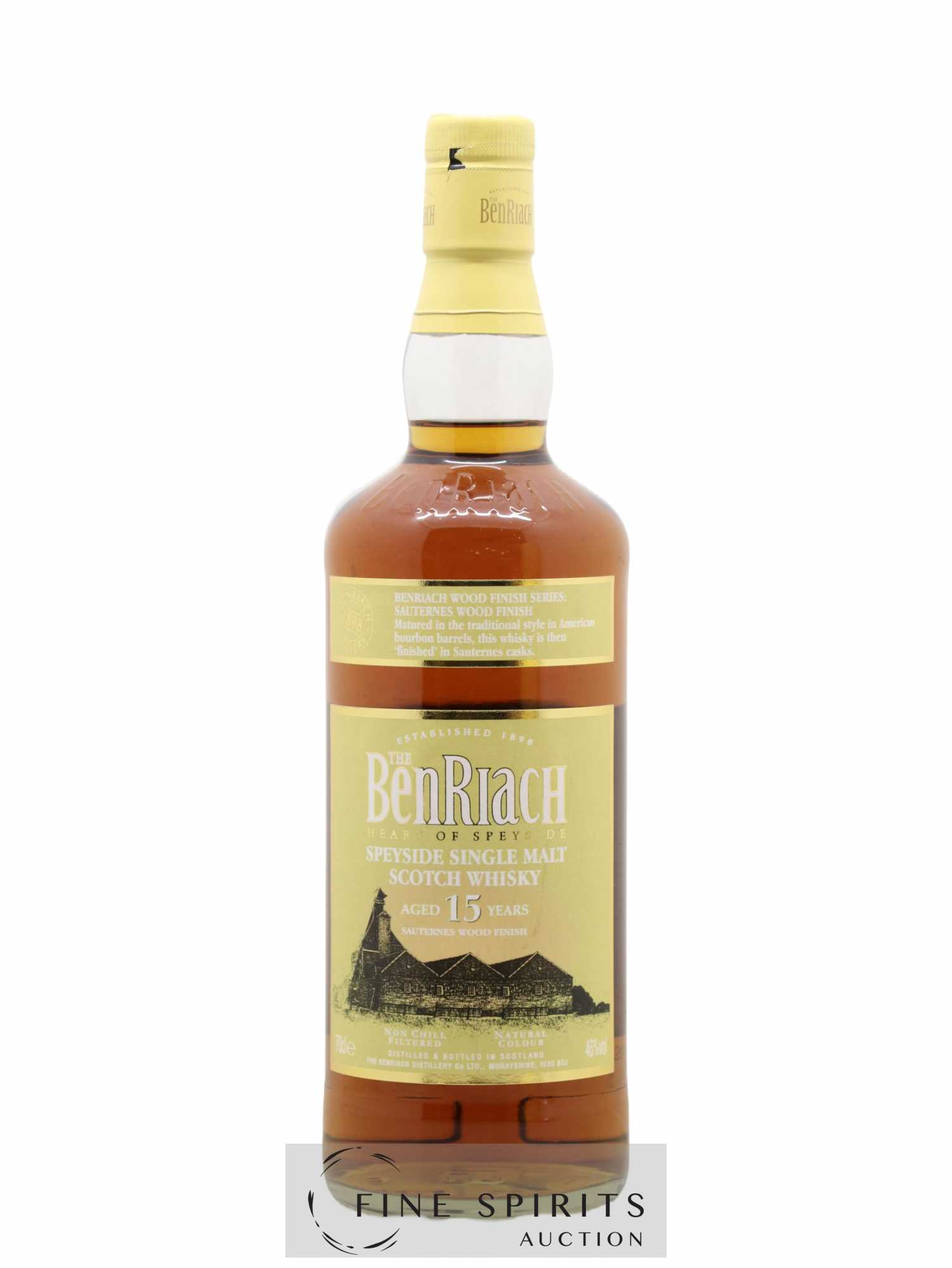 Benriach 15 years Of. Sauternes Wood Finish - Posten von 1 Flasche - 1