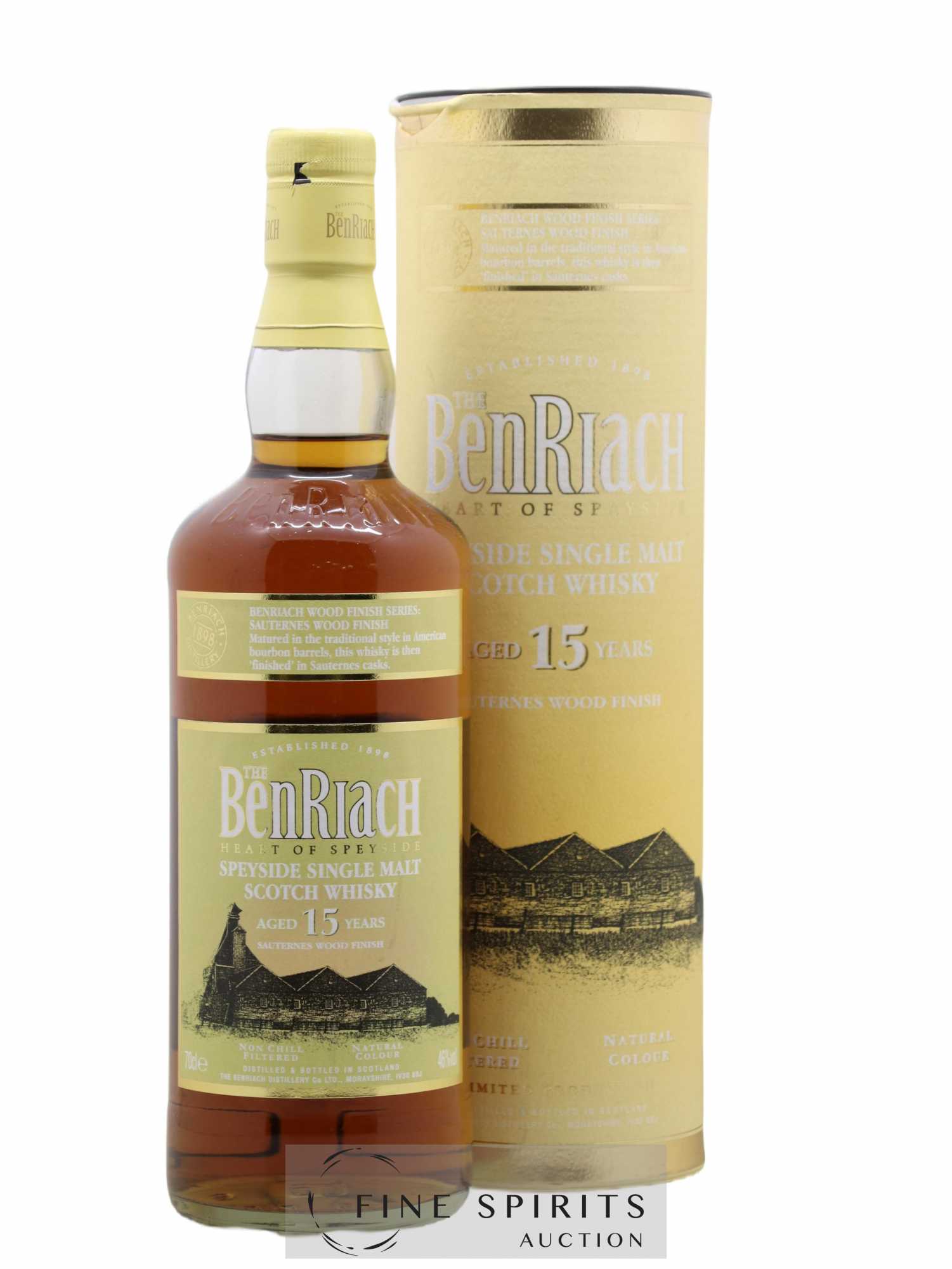 Benriach 15 years Of. Sauternes Wood Finish - Posten von 1 Flasche - 0