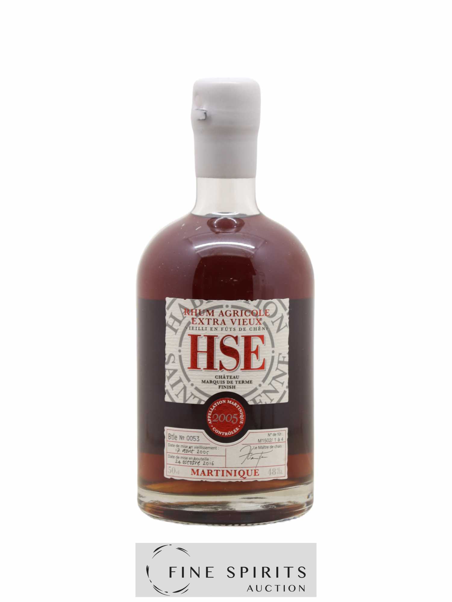 HSE 2005 Of. Marquis de Terme Finish - bottled 2016 - Lot de 1 bouteille - 1