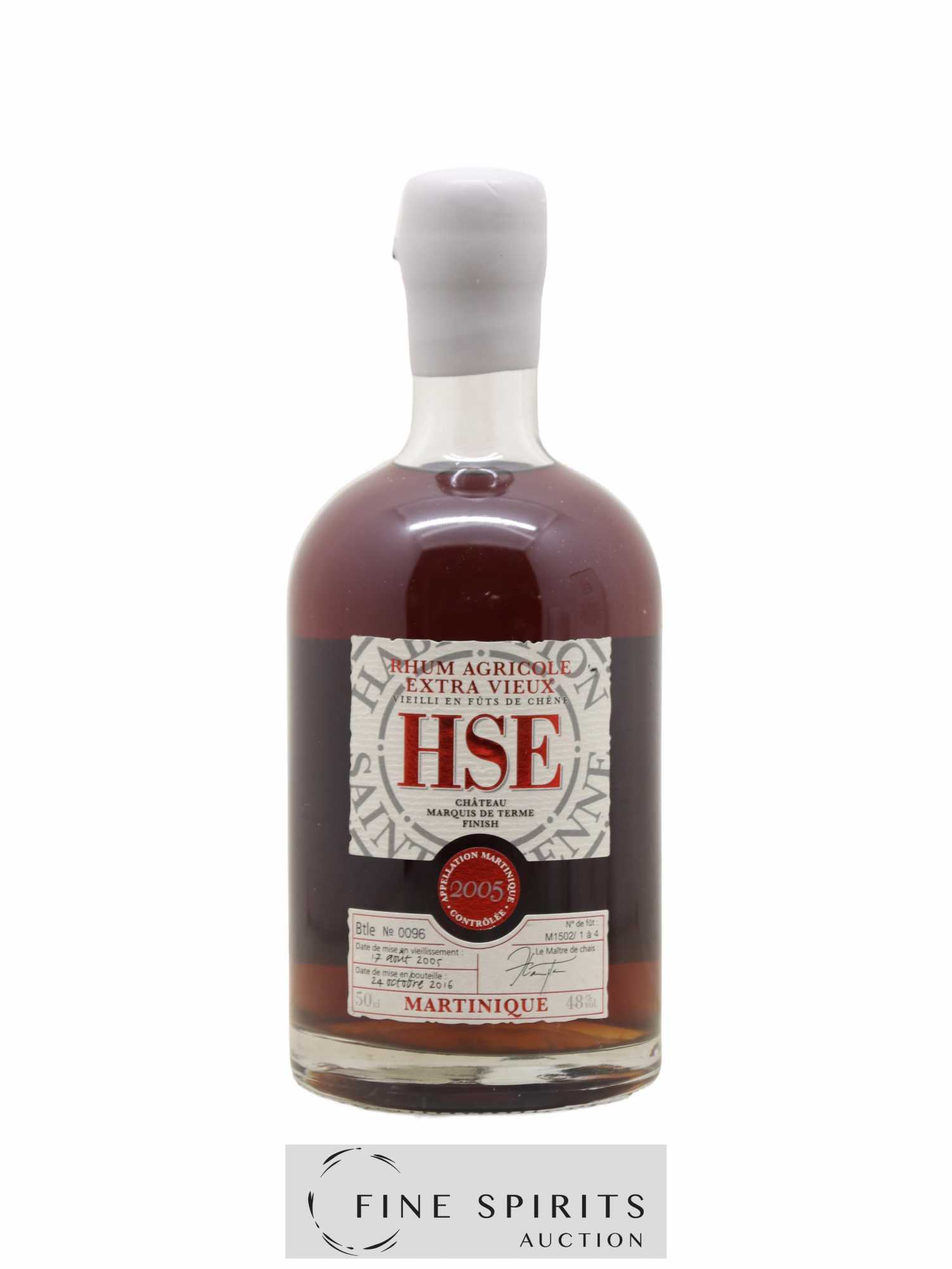 HSE 2005 Of. Marquis de Terme Finish - bottled 2016 - Lot de 1 bouteille - 1