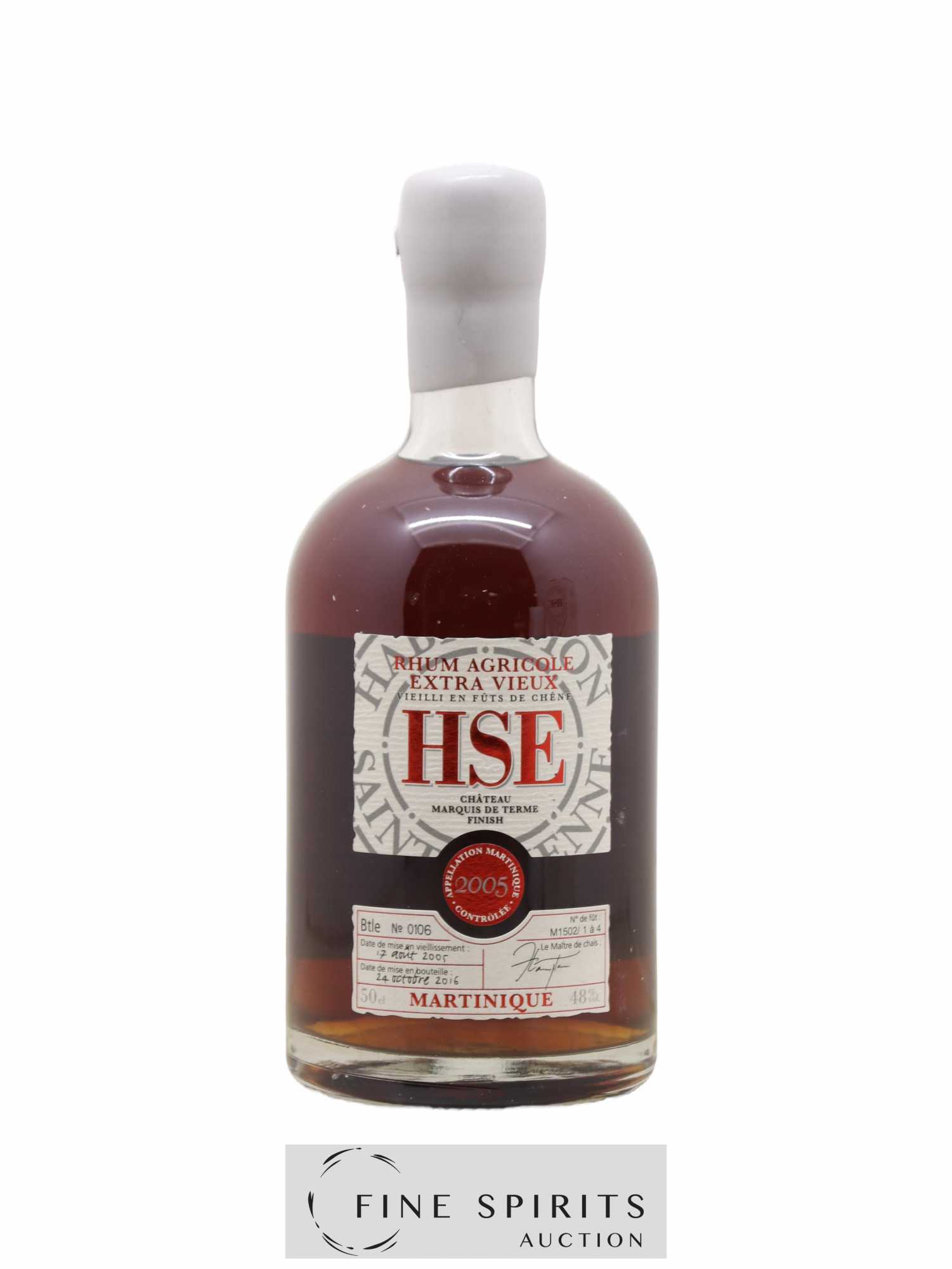 HSE 2005 Of. Marquis de Terme Finish - bottled 2016 - Lot de 1 bouteille - 1