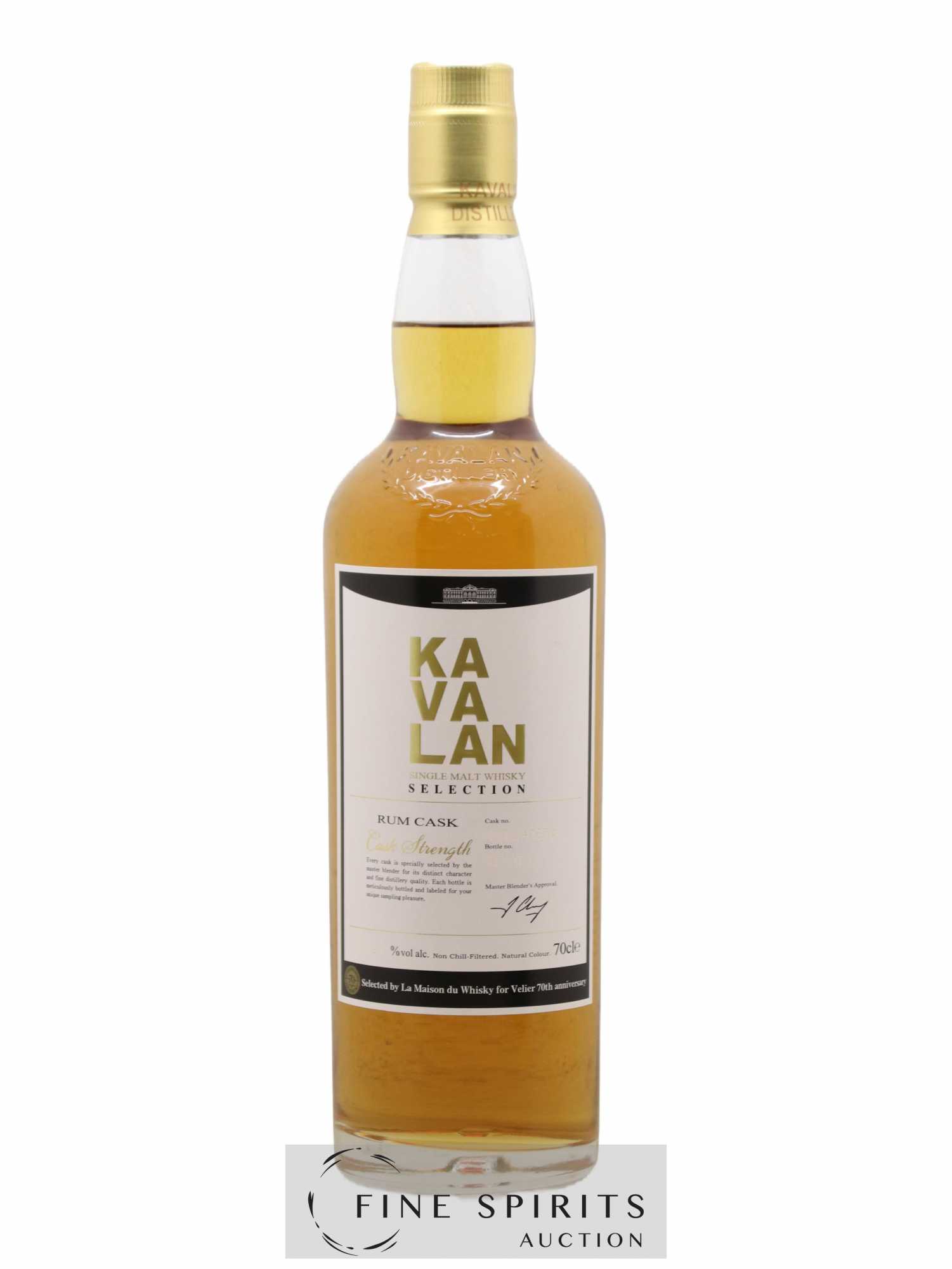 Kavalan Of. Rum Cask Cask n°M111104067A - One of 170 bottles - bottled 2017 Cask Strength - Lot de 1 bouteille - 1