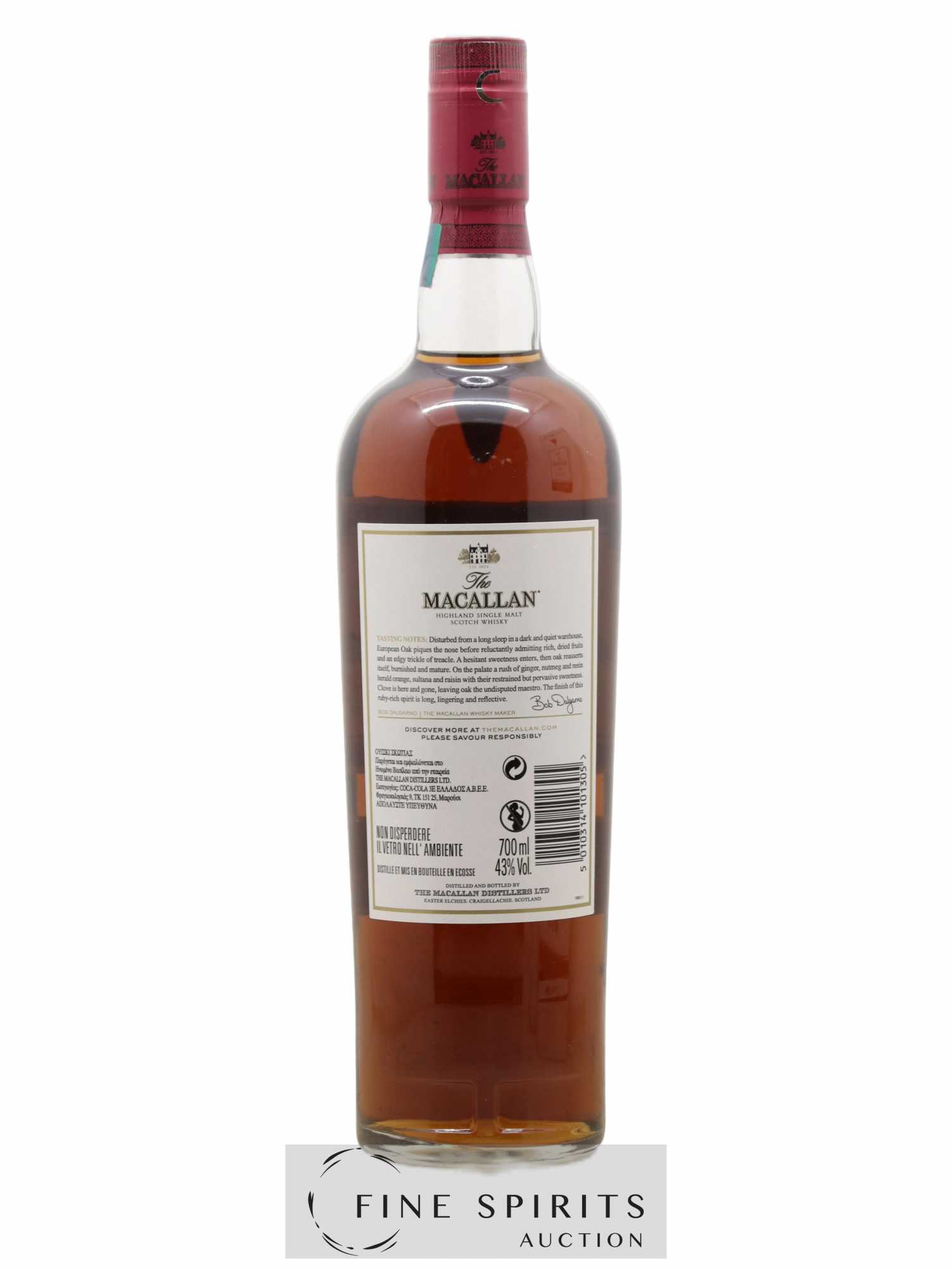 Macallan (The) Of. Ruby Sherry Oak Casks - Lot de 1 bouteille - 2