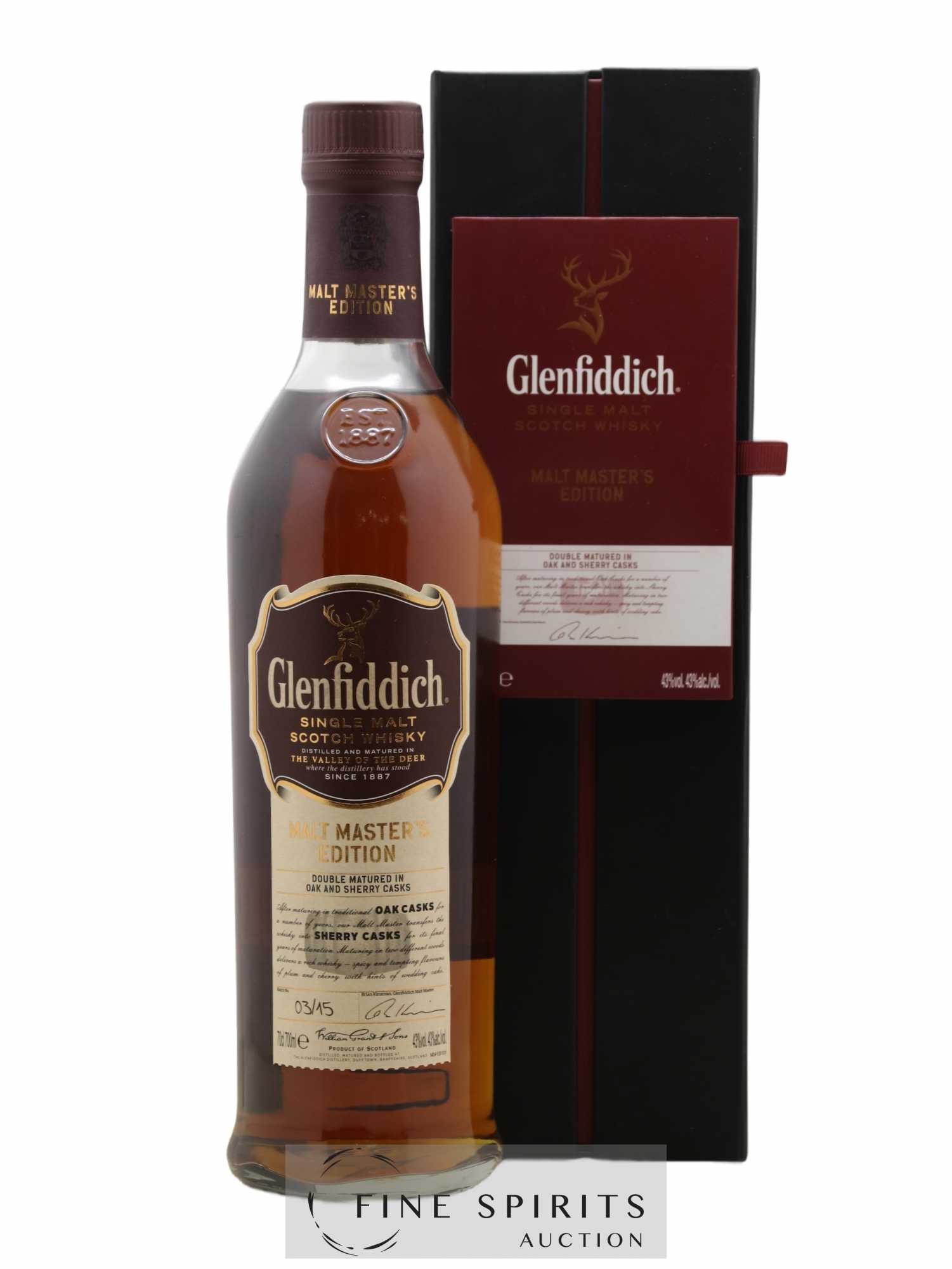 Glenfiddich Of. Malt Master's Edition Batch n°03-15 - Posten von 1 Flasche - 0