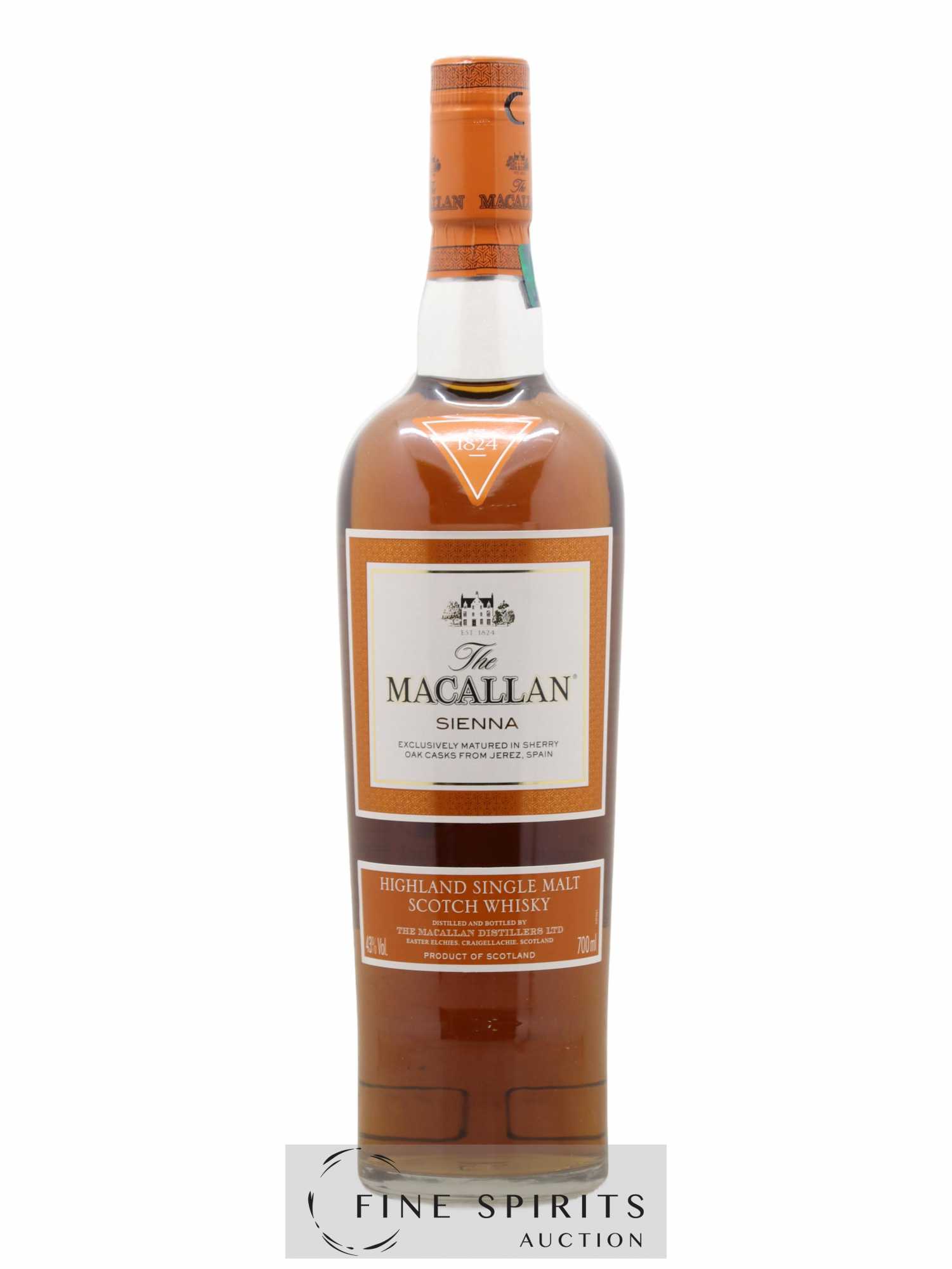 Of. Sienna Sherry Oak Casks from Jerez The 1824 Series - Lot de 1 bouteille - 1
