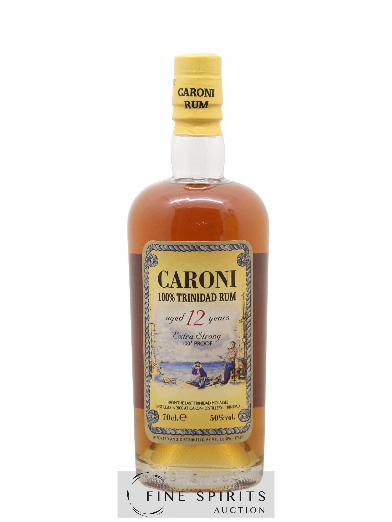 Caroni 12 years 2000 Velier 100° Proof bottled 2012 Extra Strong - Lot de 1 bouteille - 1