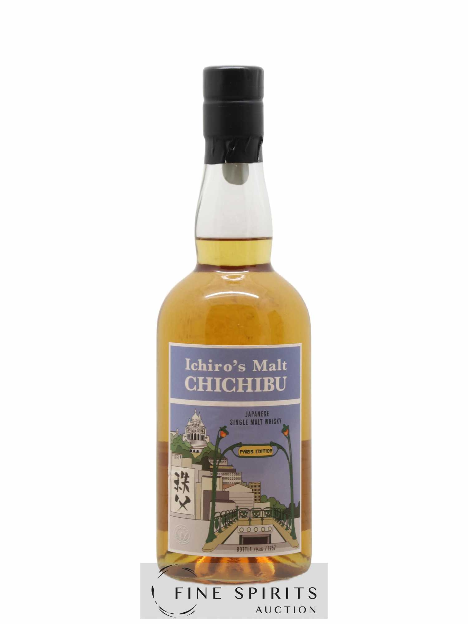 Chichibu Of. Paris Edition 2019 Release - One of 1757 Ichiro's Malt - Lot de 1 bouteille - 1